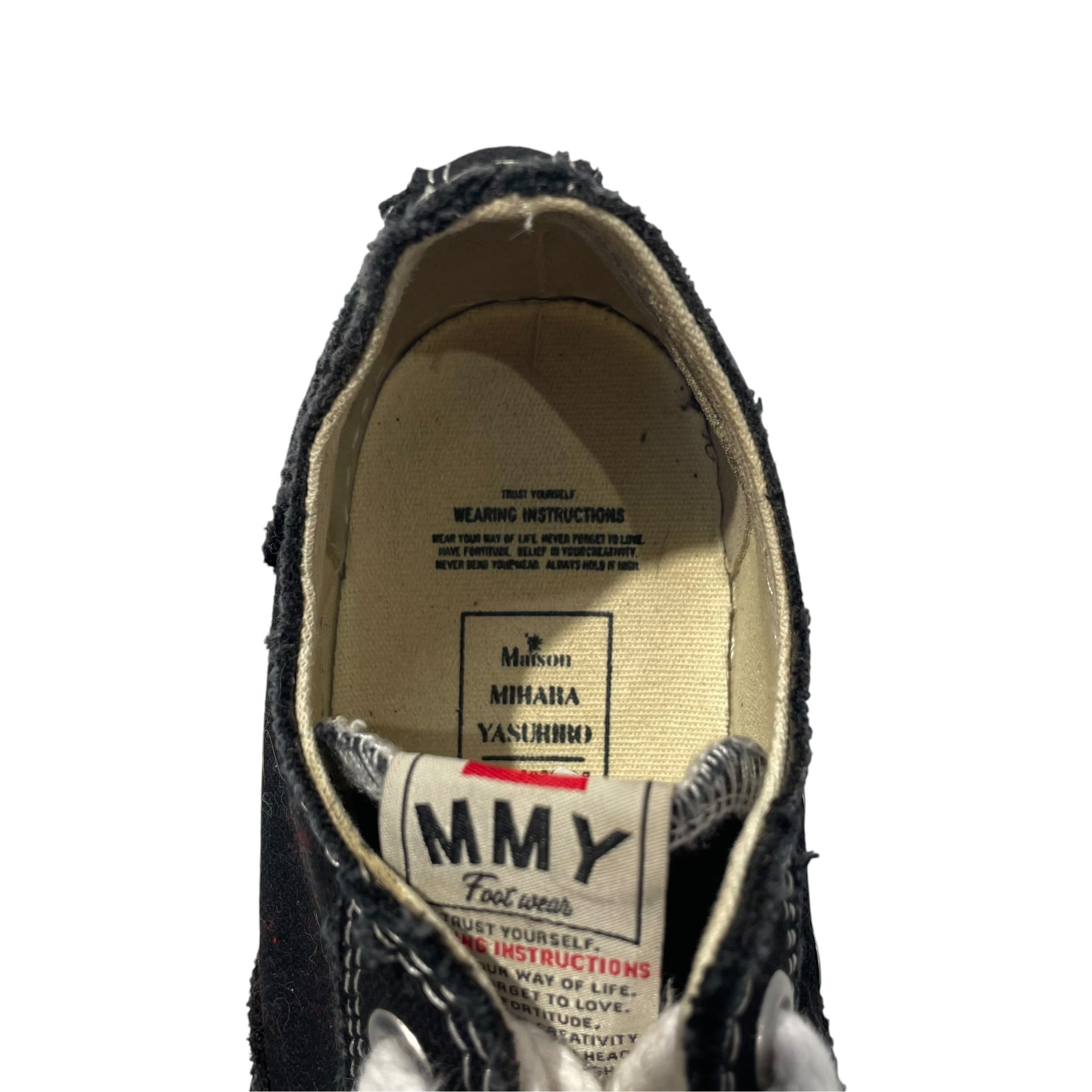 MIHARA YASUHIRO/Low-Sneakers/EU 38/Denim/BLK/ view 4
