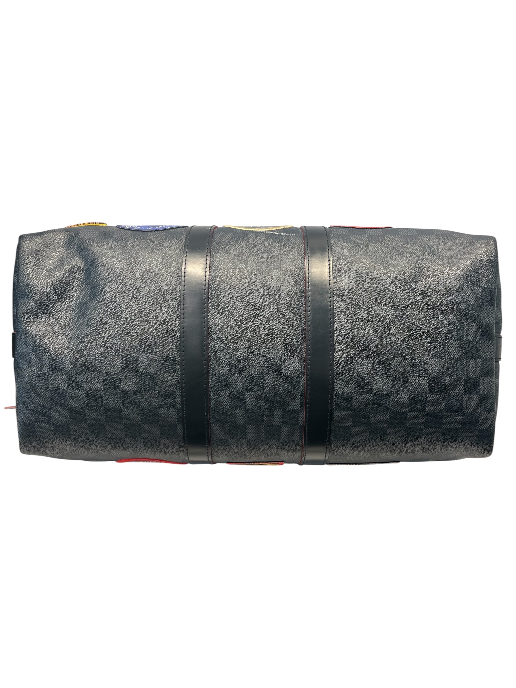LOUIS VUITTON/Bag/Monogram/Leather/BLK/DAMIER GRAPHITE ALPS KEEPALL view 3