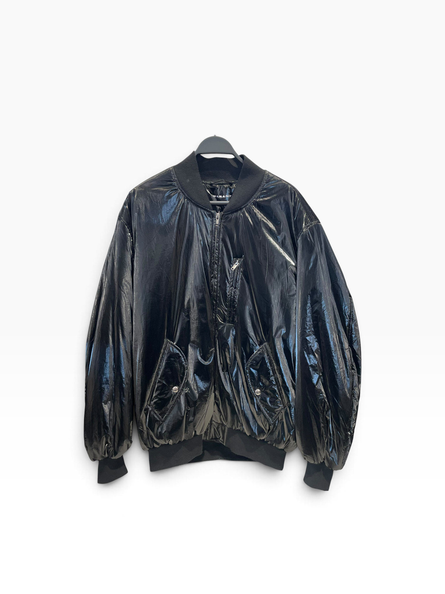ISABEL MARANT/Coat/XL/Nylon/BLK/Marant Donny Bomber Coat view 1