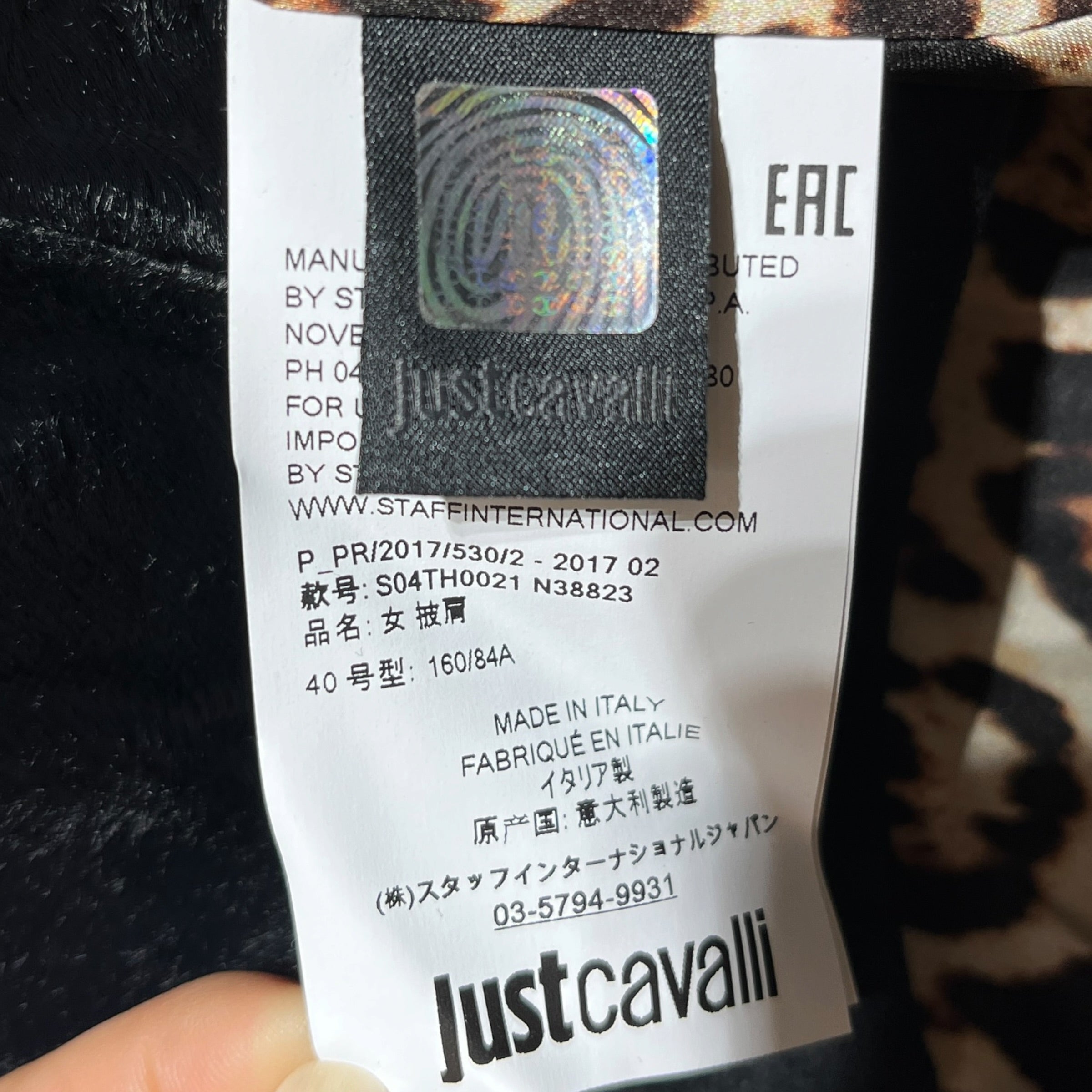 Just cavalli/Vest/40/Cotton/BLK/VEST W CAPE view 5