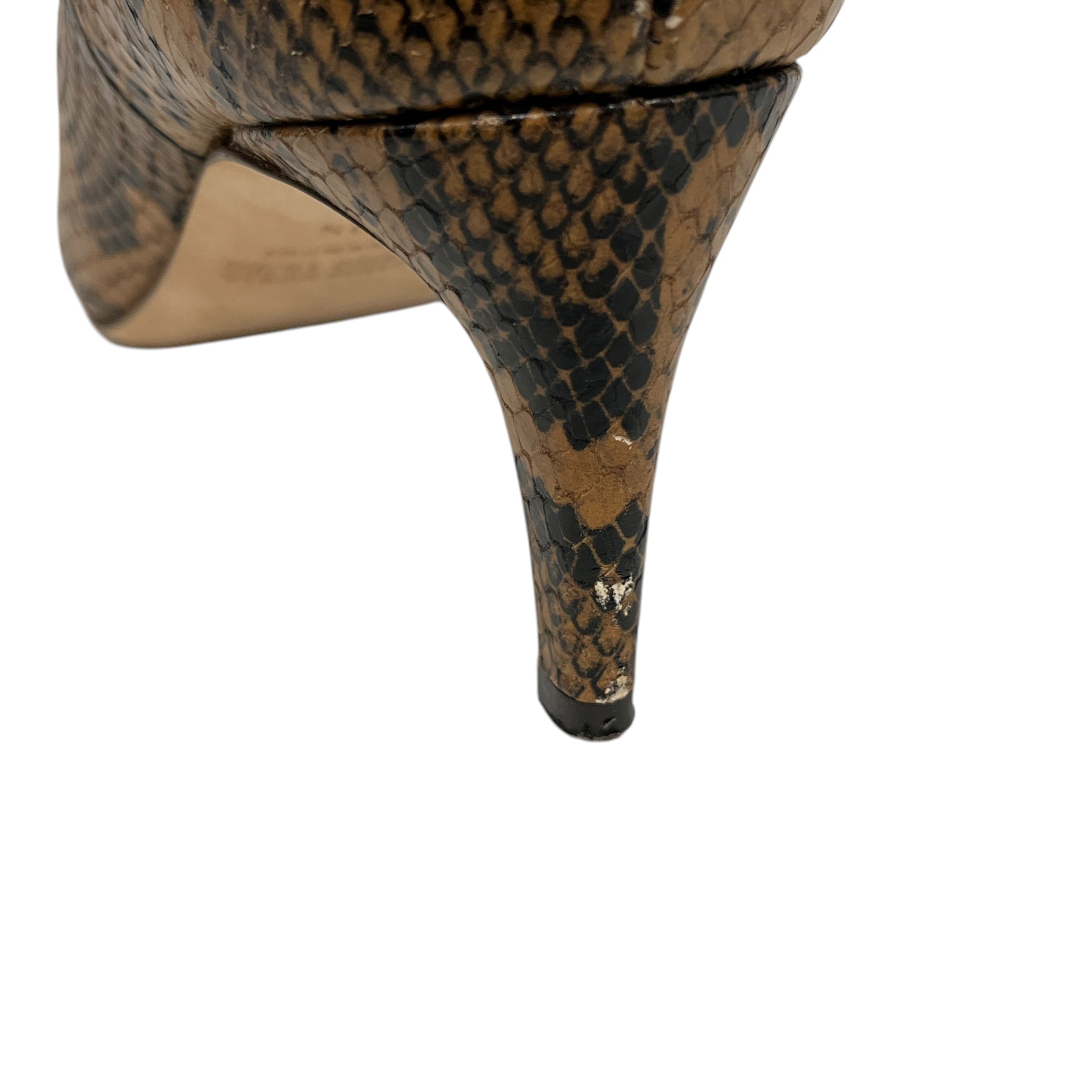 PARIS TEXAS/Boots/EU 38.5/Animal Pattern/CML/SLOUCHY BOOT- COGNAC PYTHON view 5