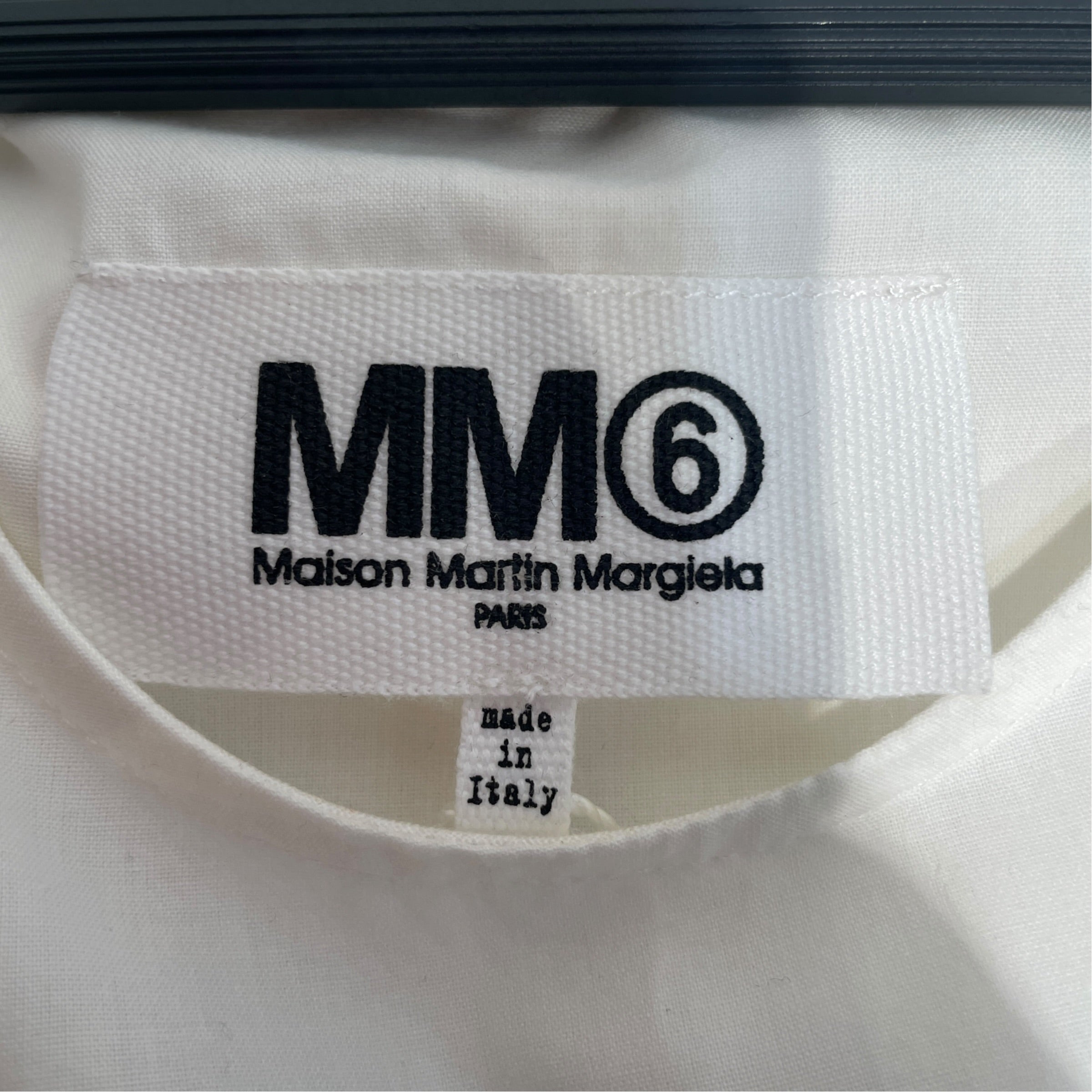 MM6/SL Cut & Sew/40/Cotton/WHT/Fringe TankTop view 3