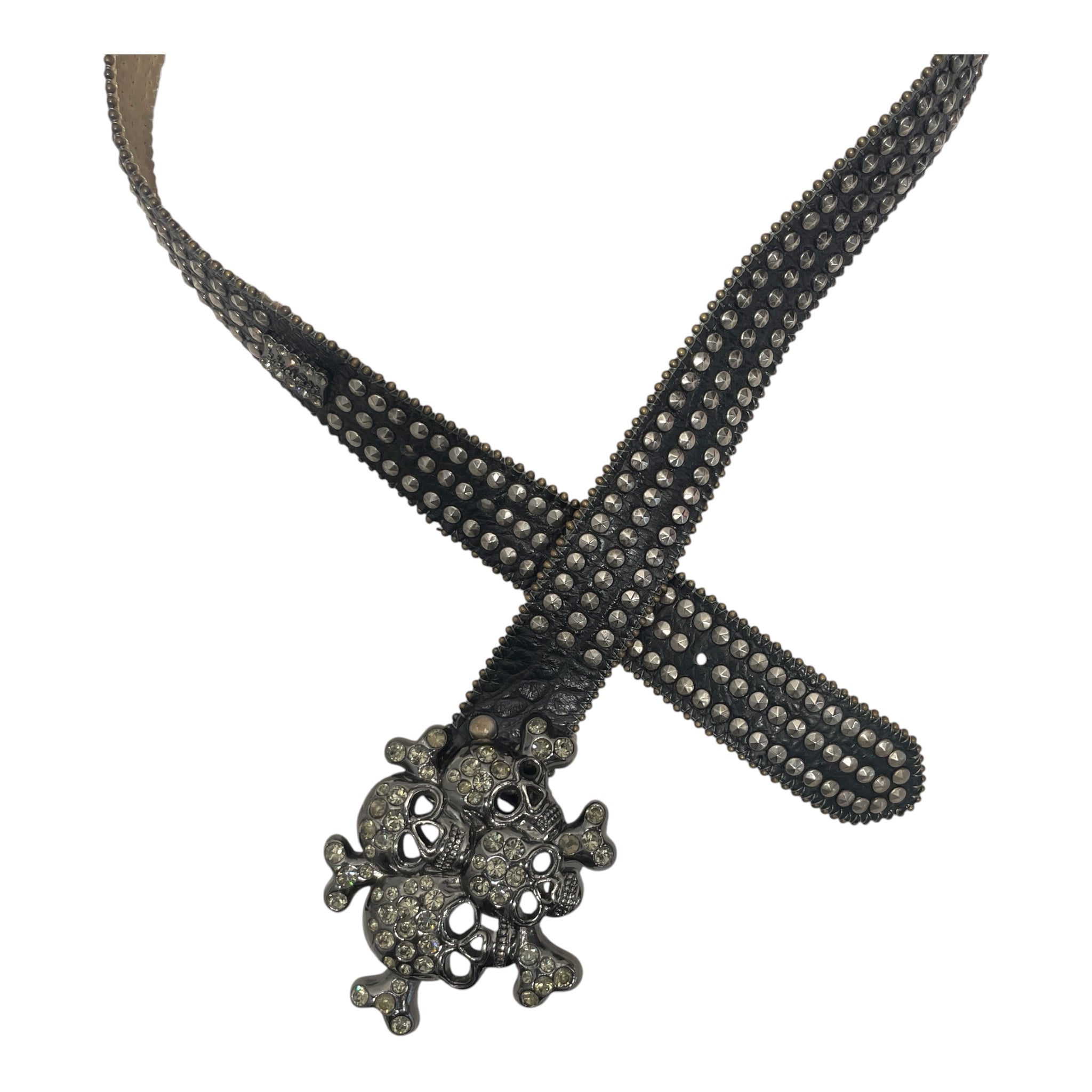b.b.simon/Belt/BLK/M's/bakoo bakoo skull view 3