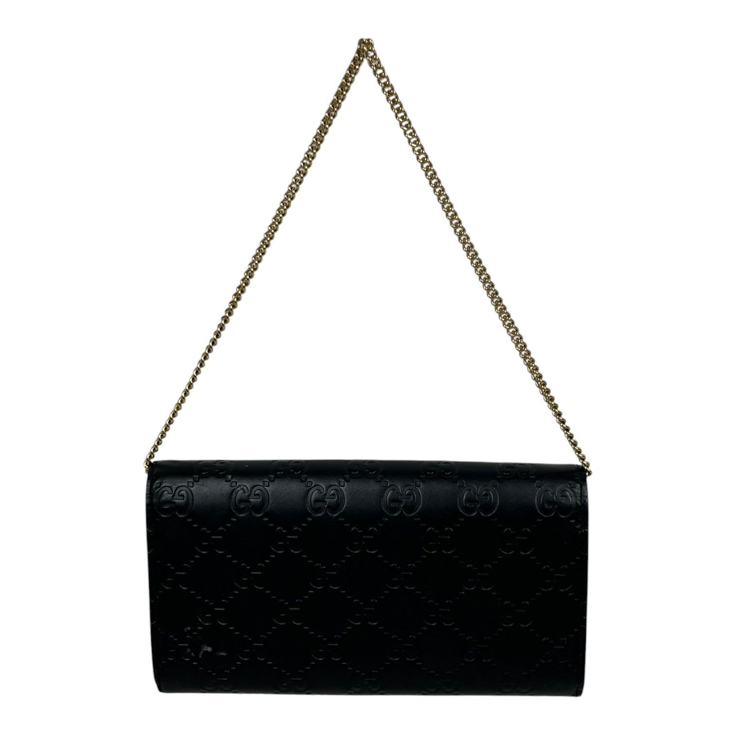 GUCCI/Wallet Chain/Leather/BLK/L's/453506 493075 view 2