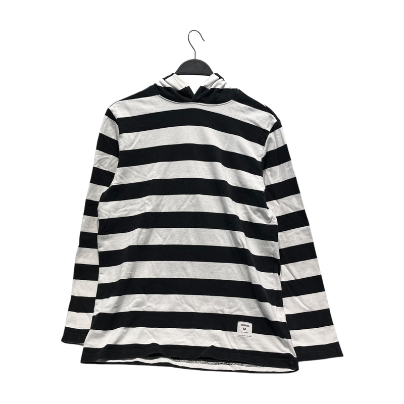 Supreme/Sweater/M/Stripe/Cotton/WHT/SUPREME STRIPED LS HOOD