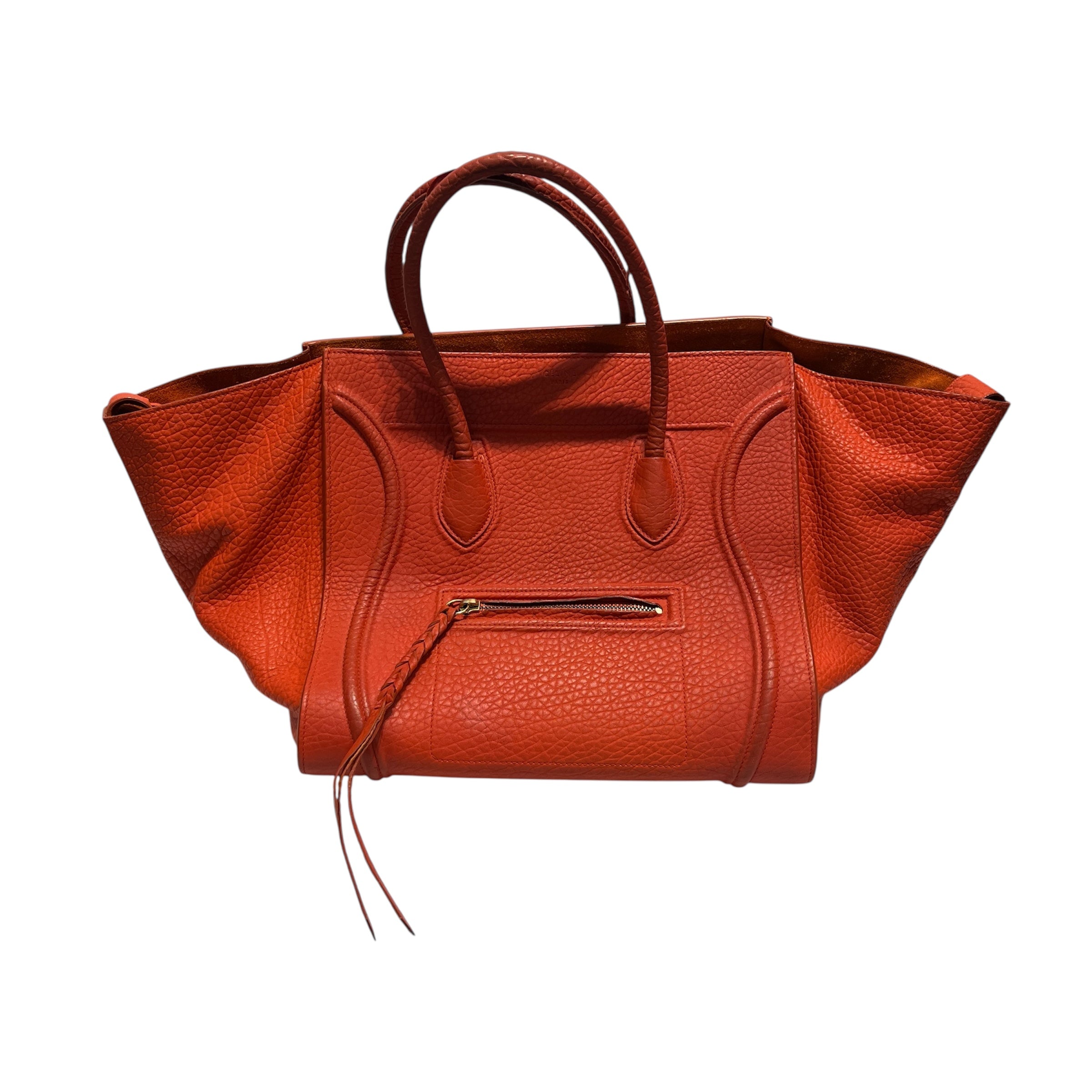 CELINE/Tote Bag/Leather/ORN/MEDIUM LUGGAGE PHANTOM view 2