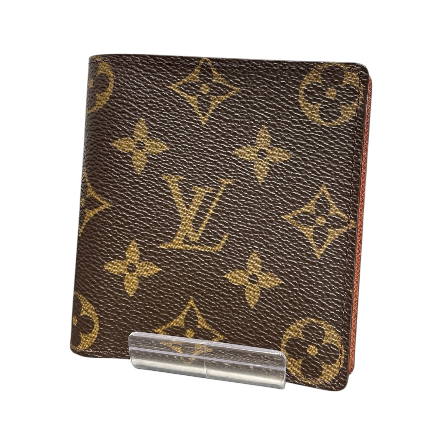 LOUIS VUITTON/Bifold Wallet/Monogram/Leather/BRW/M's/BIFOLD CLEAR POCKET view 1