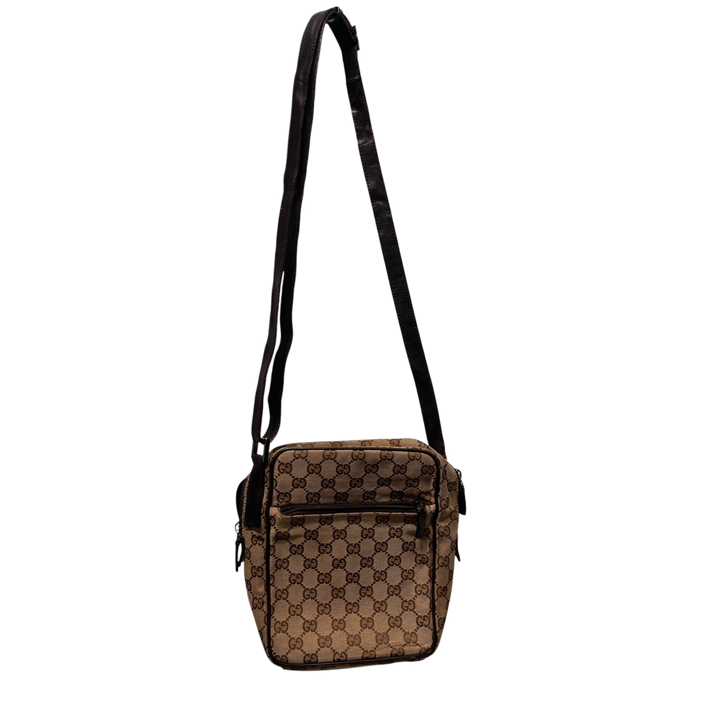 GUCCI/Cross Body Bag/Cotton/CML/GG SUPREME CLOTH view 1