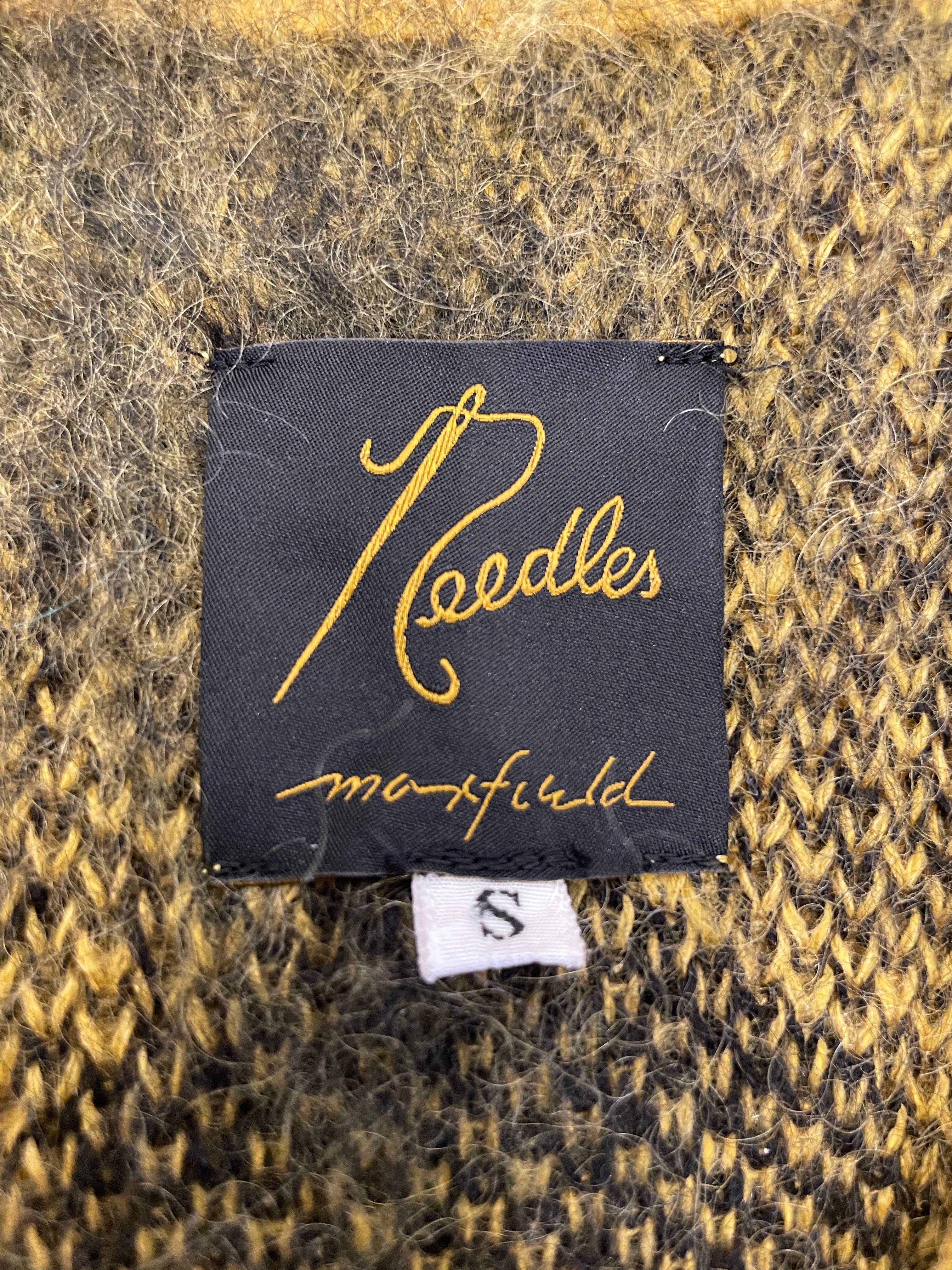 Needles/Cardigan/S/Mohair/YEL/ view 3
