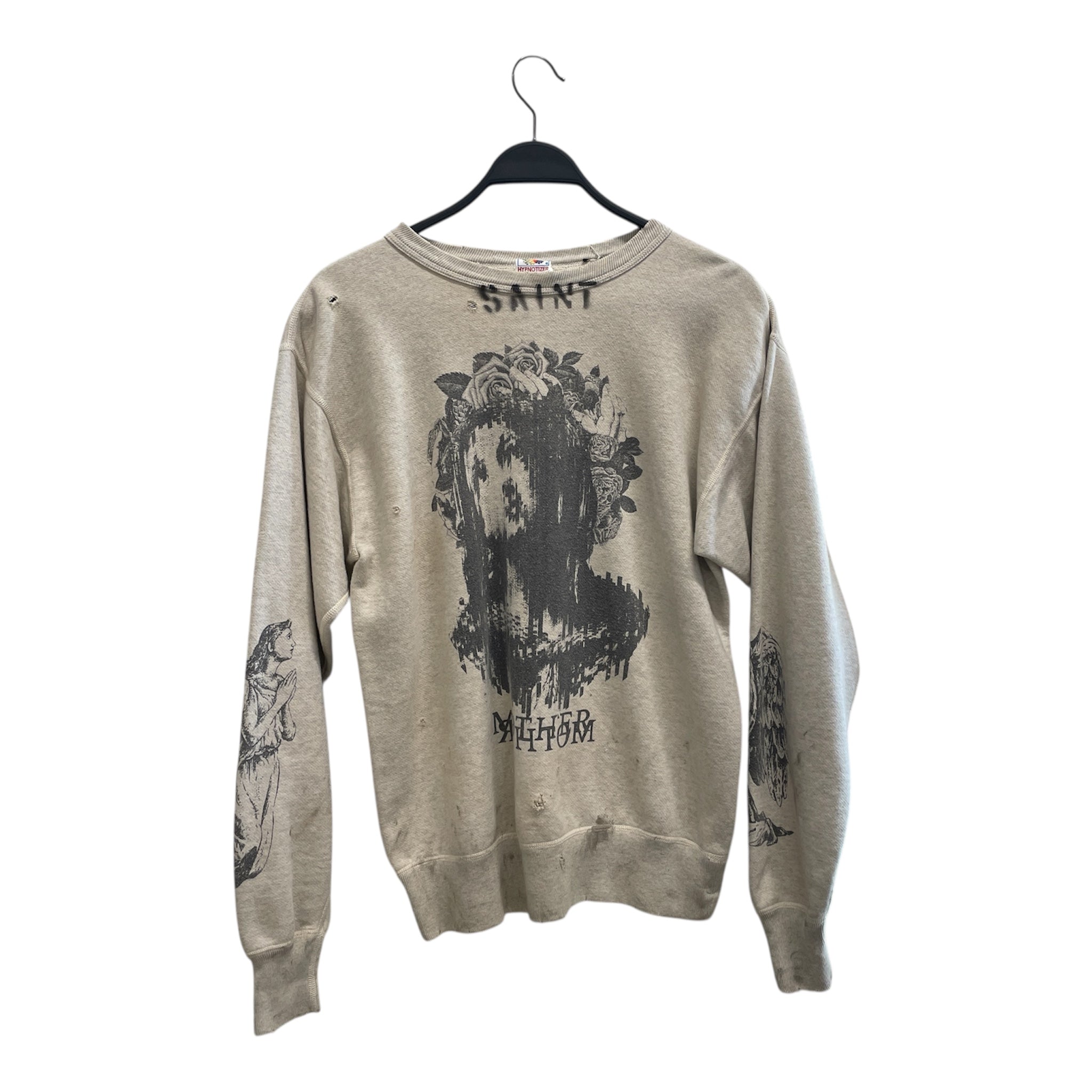 SAINT MICHAEL/Sweatshirt/S/Cotton/GRY/MOTHER GRAPHIC view 1