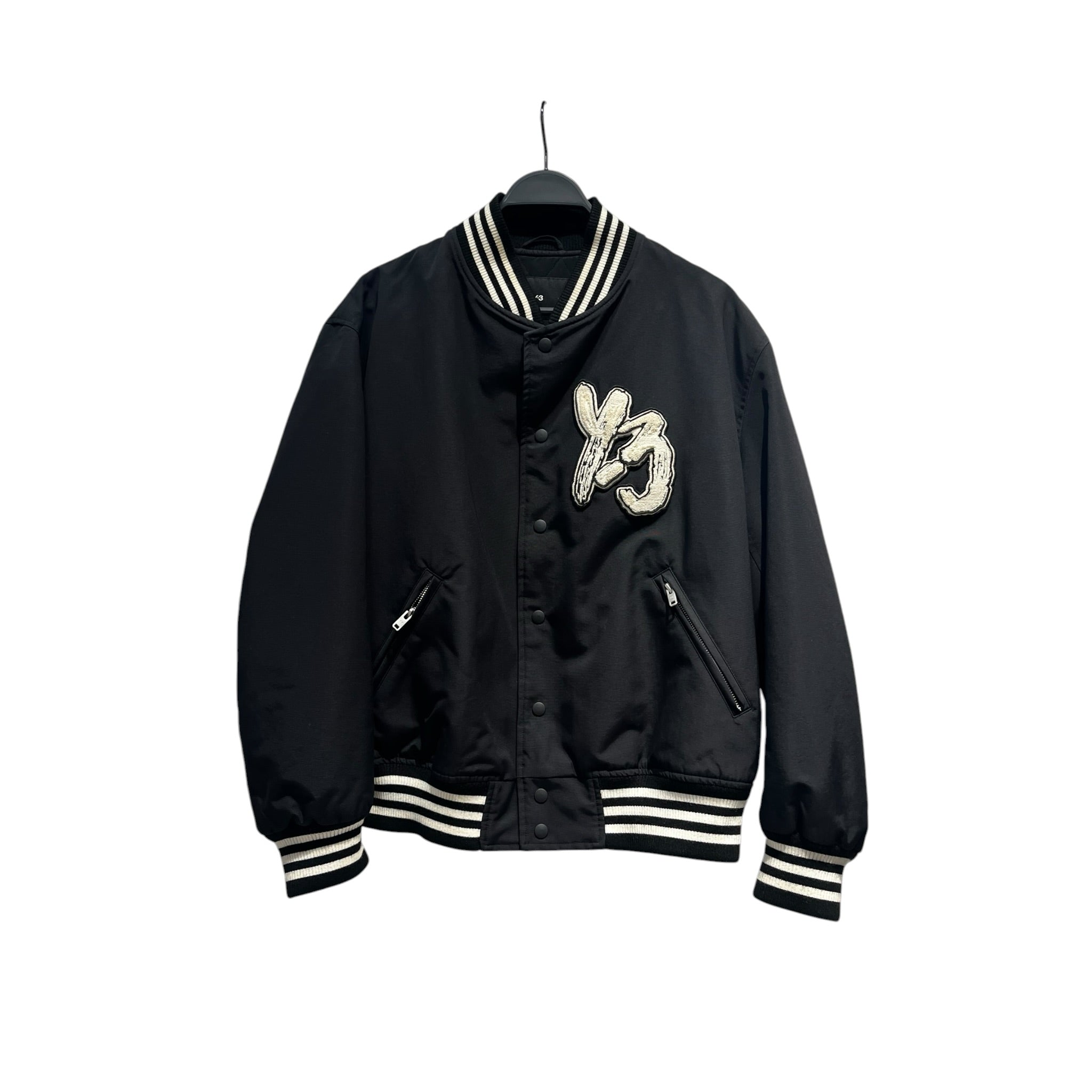 Y-3/Quilted Jkt/M/Nylon/BLK/Team jacket view 1