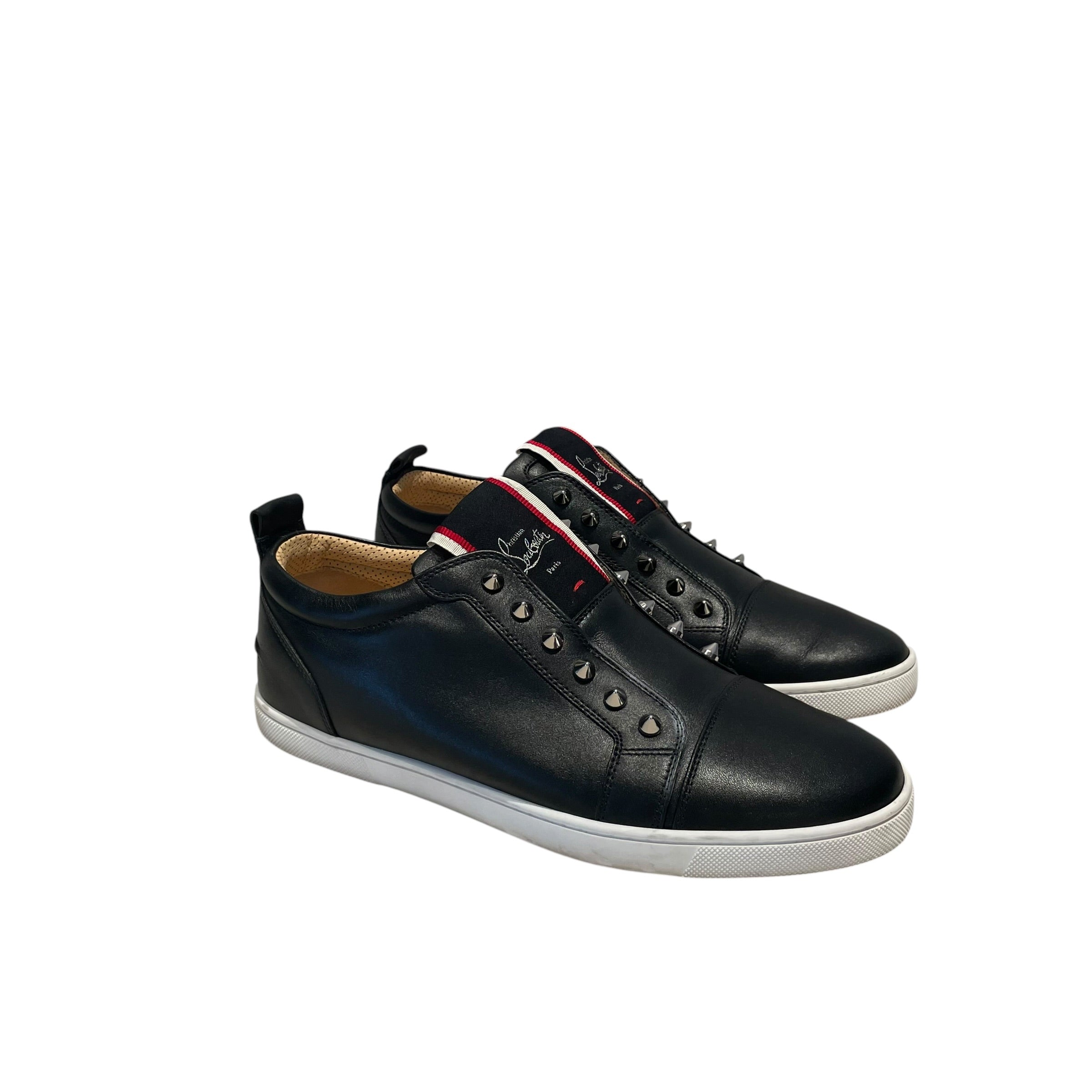 Christian Louboutin/Low-Sneakers/EU 42/Leather/BLK/F.A.V 'Fique A Vontade' view 1