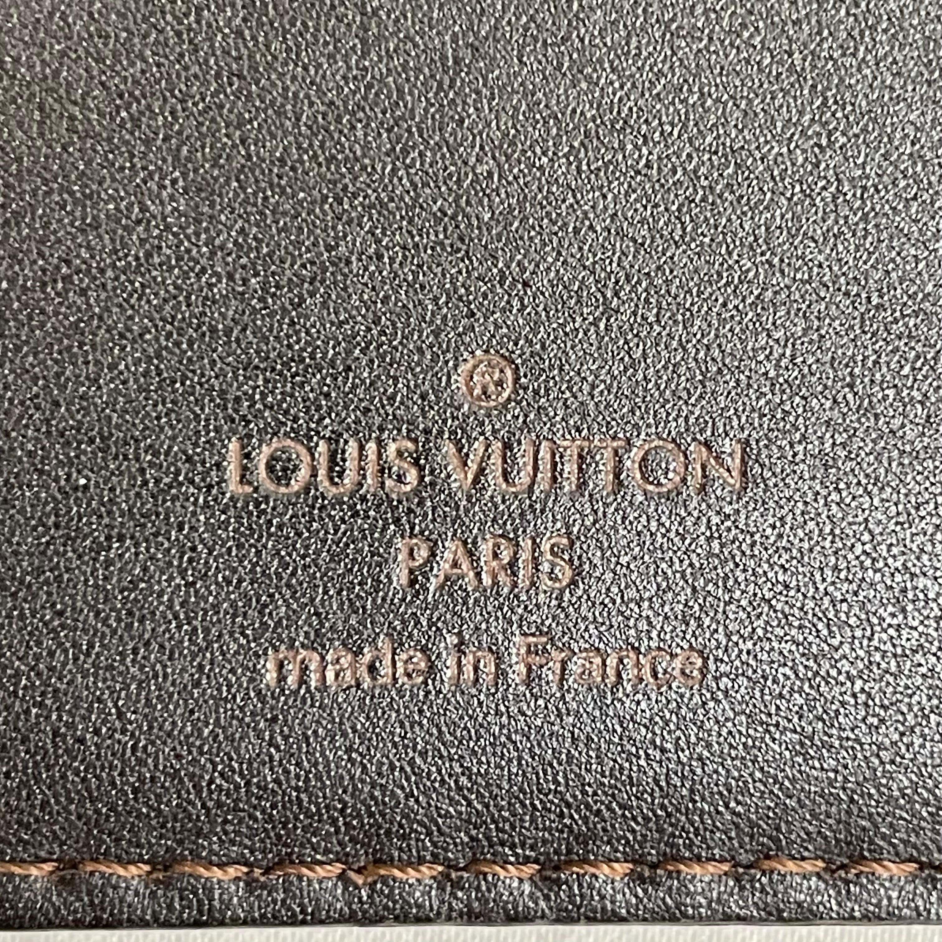 LOUIS VUITTON/Long Wallet/Leather/BRW/bill compartment view 9