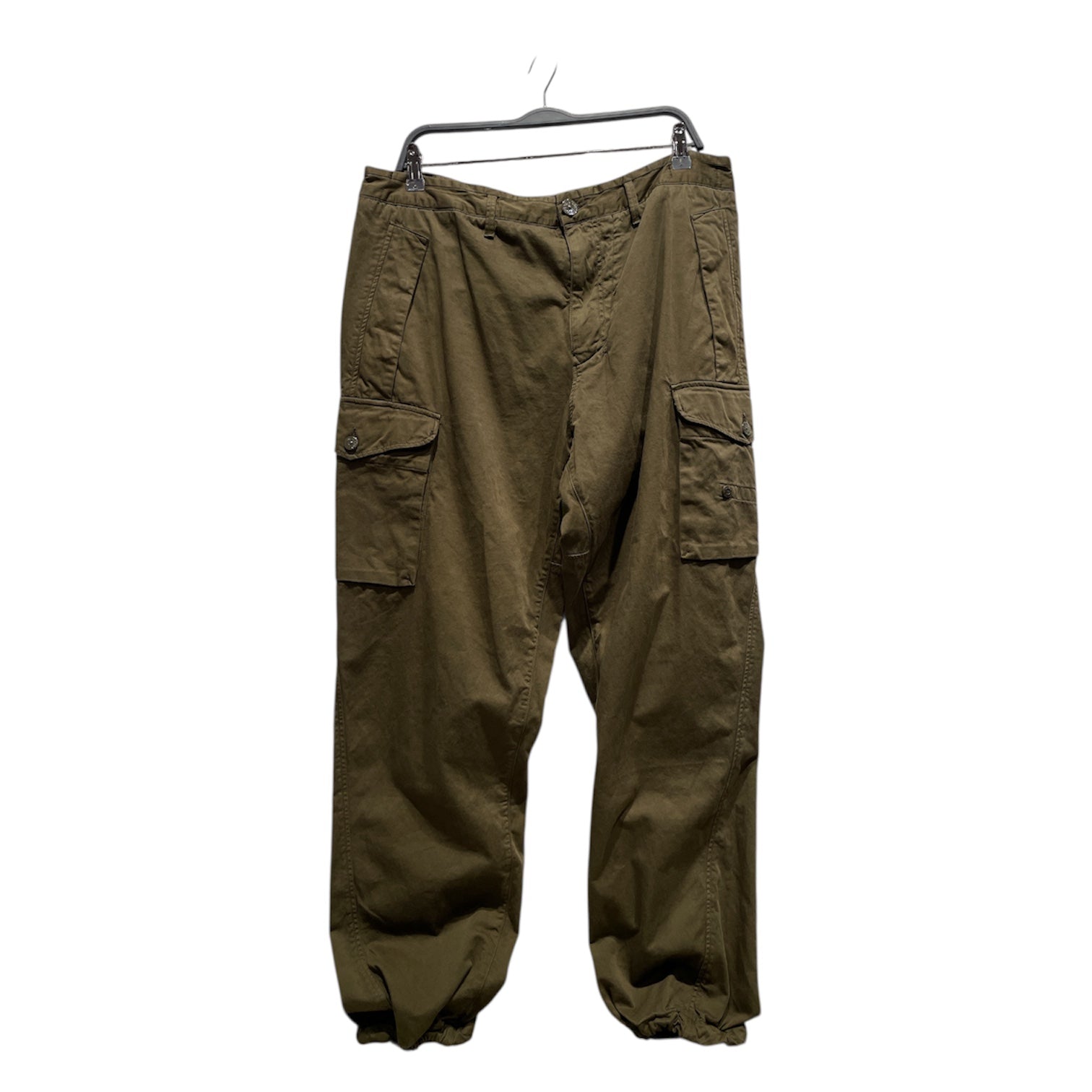STONE ISLAND/Cargo Pants/36/Cotton/GRN/Joggers/ view 1
