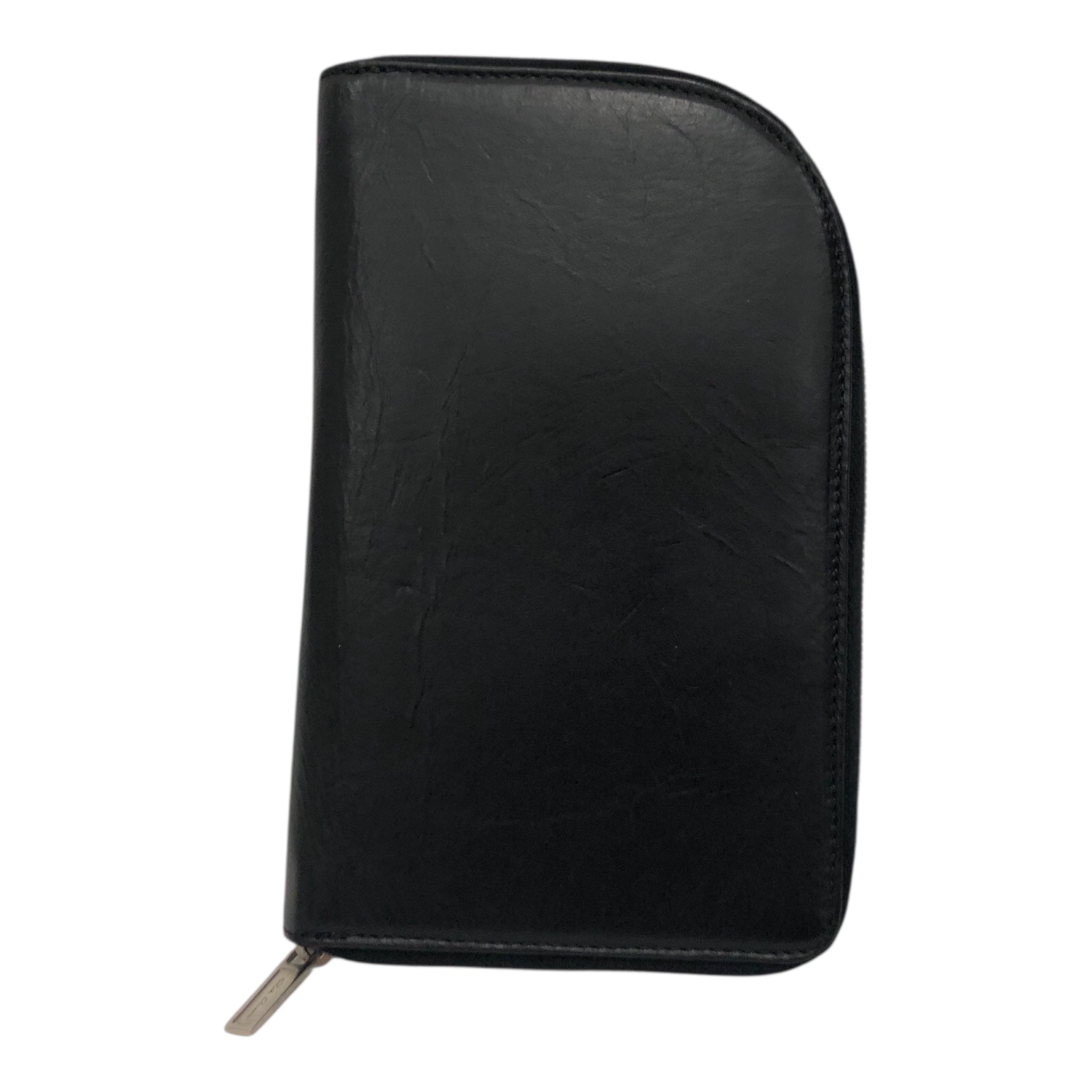 Rick Owens/Pass Case/Leather/BLK/M's/passport holder view 1