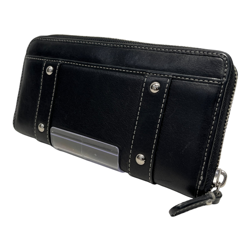 COACH/Bifold Wallet/BLK/buckle