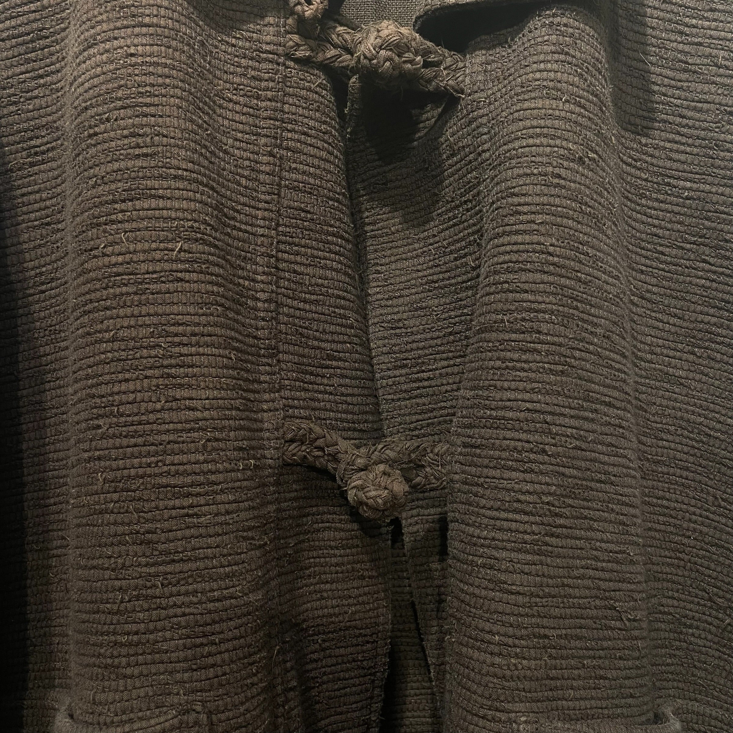 ISSEY MIYAKE/Jacket/M/Cotton/BRW/80s RAG-WEAVE CHINA JACKET view 3