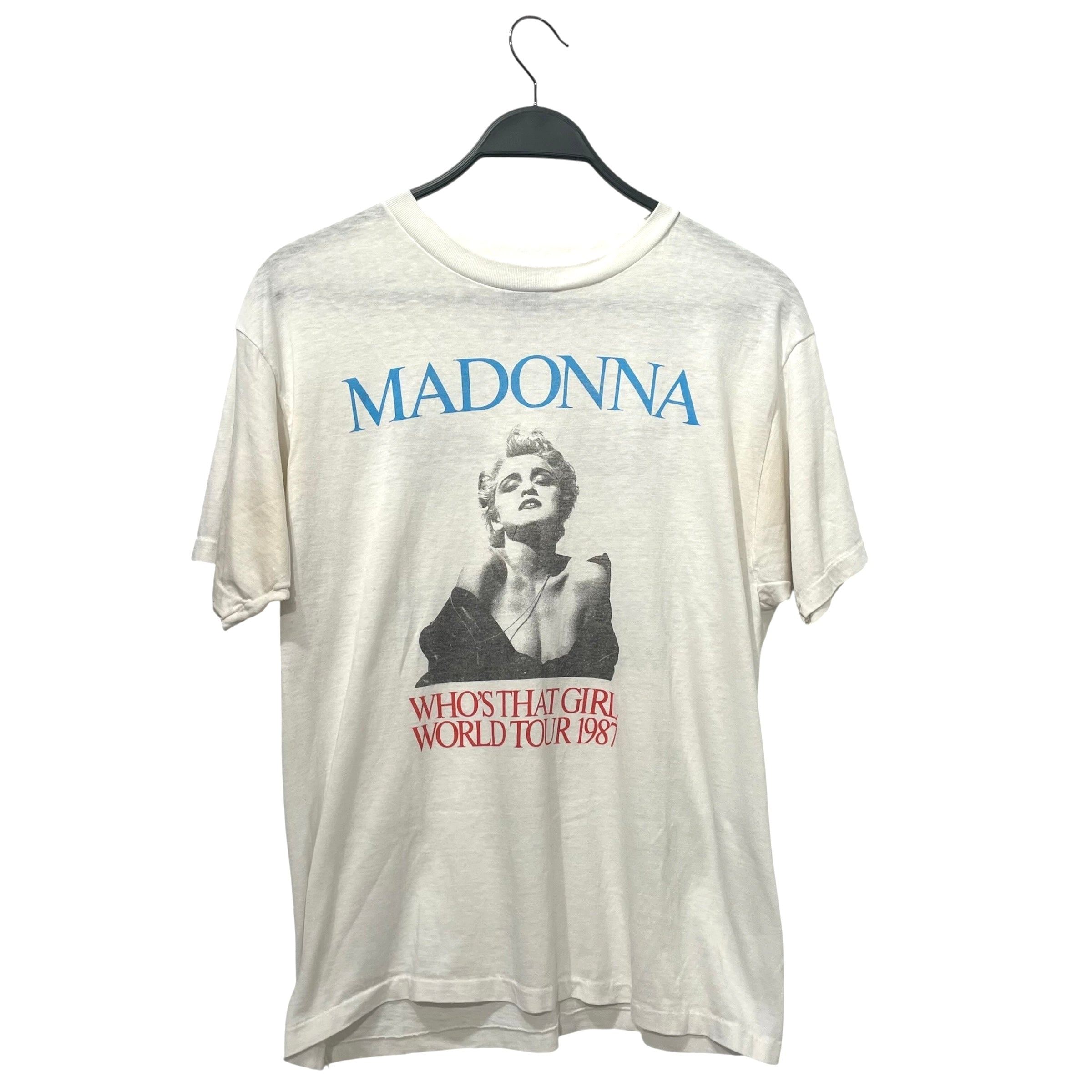 Vintage/T-Shirt/XL/Cotton/WHT/Graphic/WHO'S THAT GIRL '97 TOUR view 1