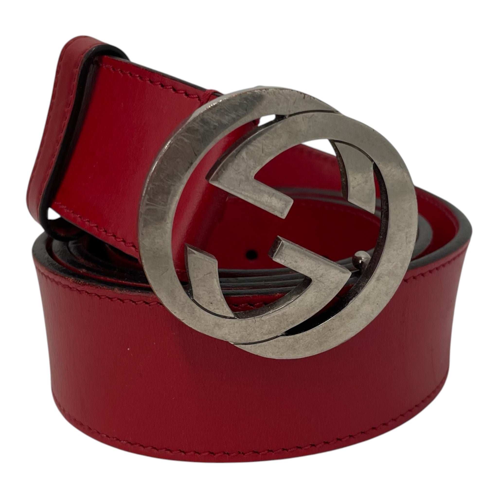 GUCCI/Belt/Leather/RED/546389 view 1