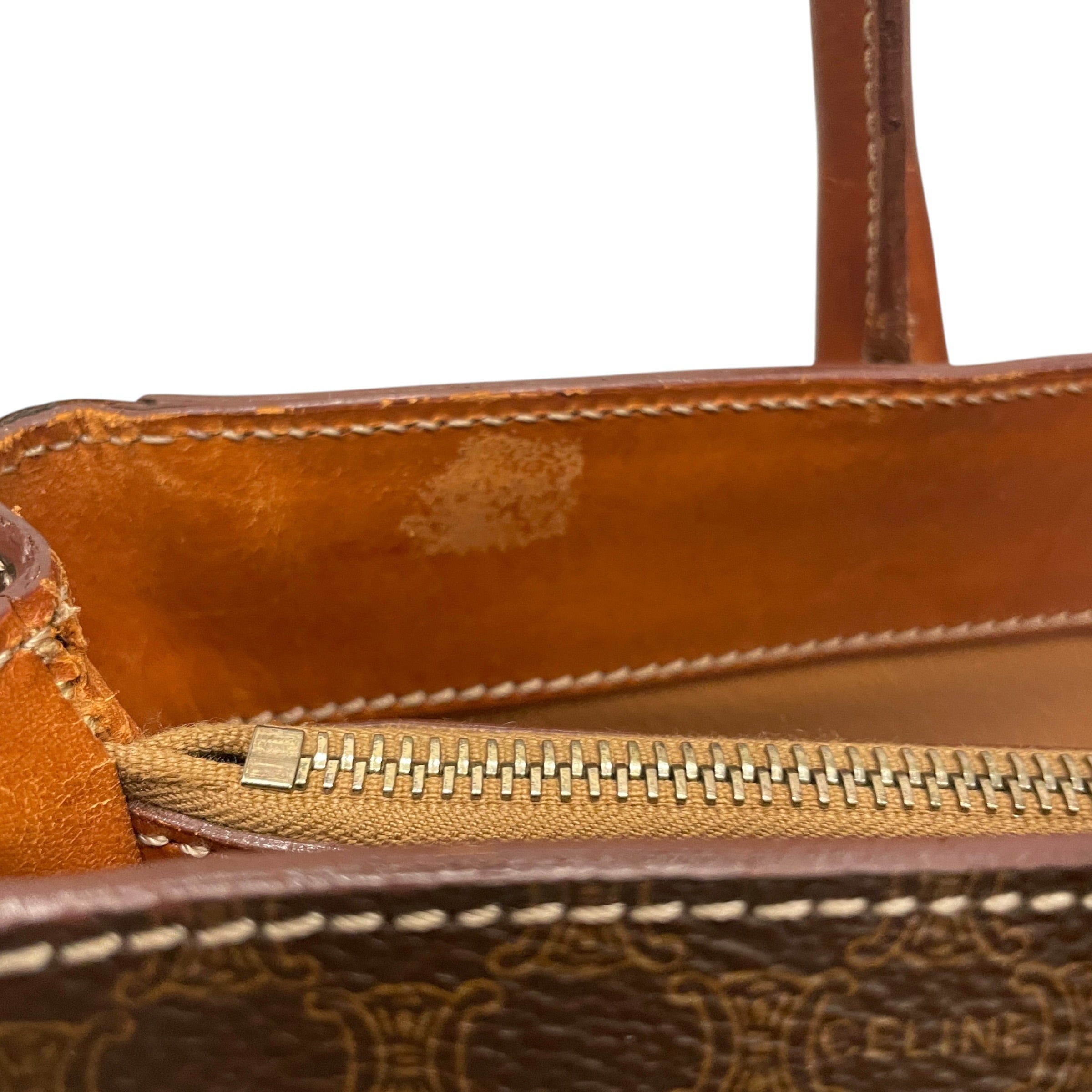 CELINE/Tote Bag/Monogram/Leather/BRW/MACADAM view 5
