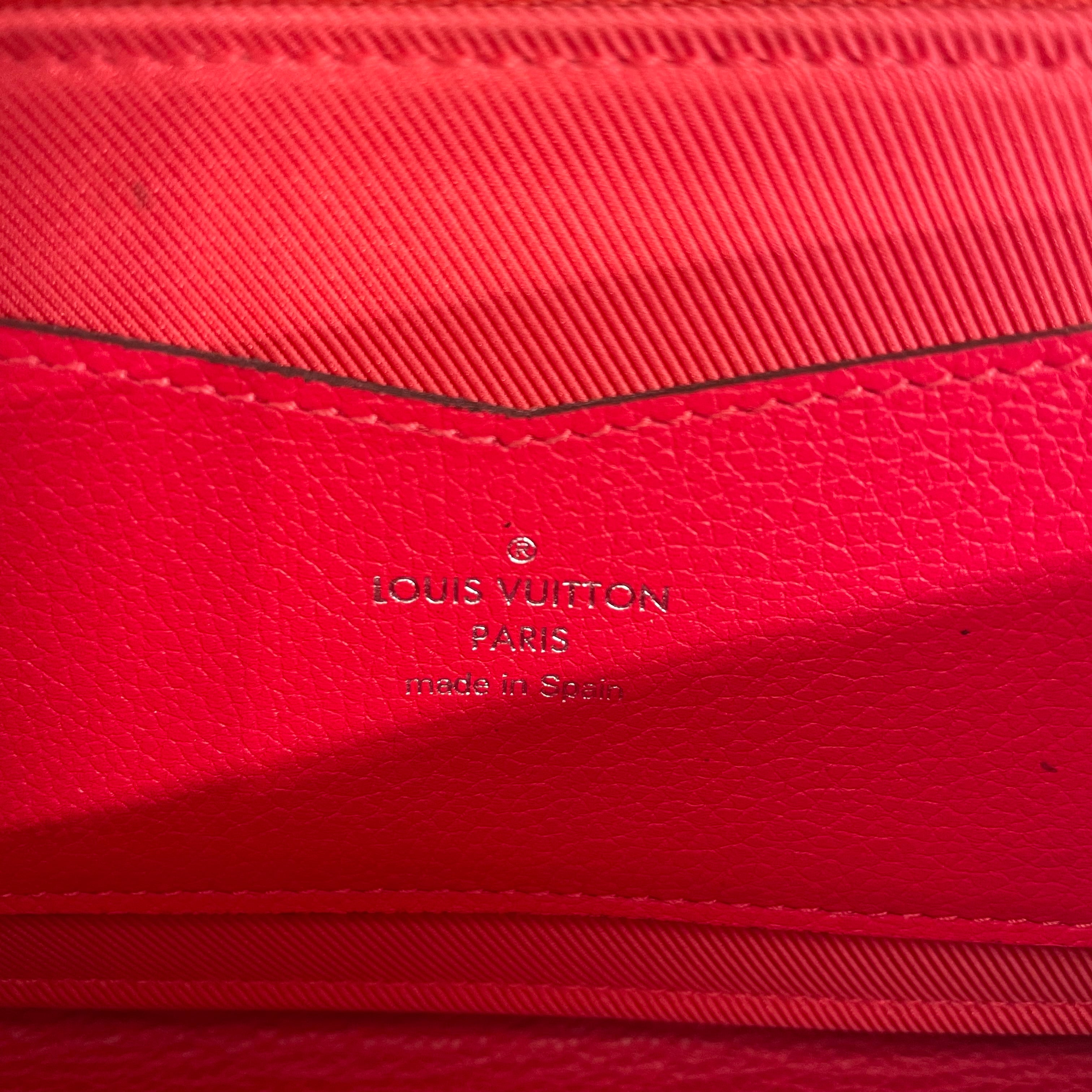 LOUIS VUITTON/Long Wallet/Leather/RED/CA0196 view 5