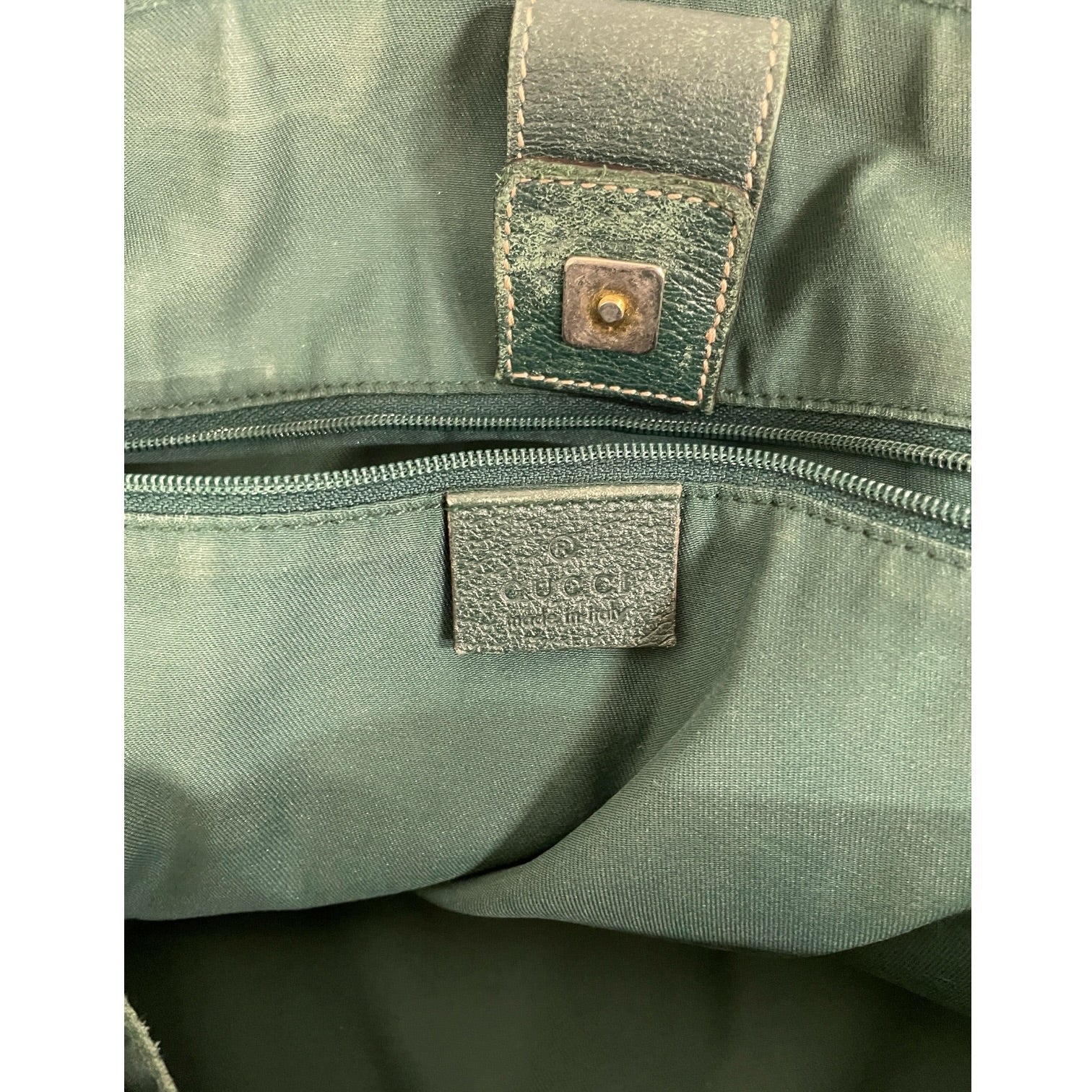 GUCCI/Tote Bag/Monogram/BRW/top handle shoulder bag vintag view 3