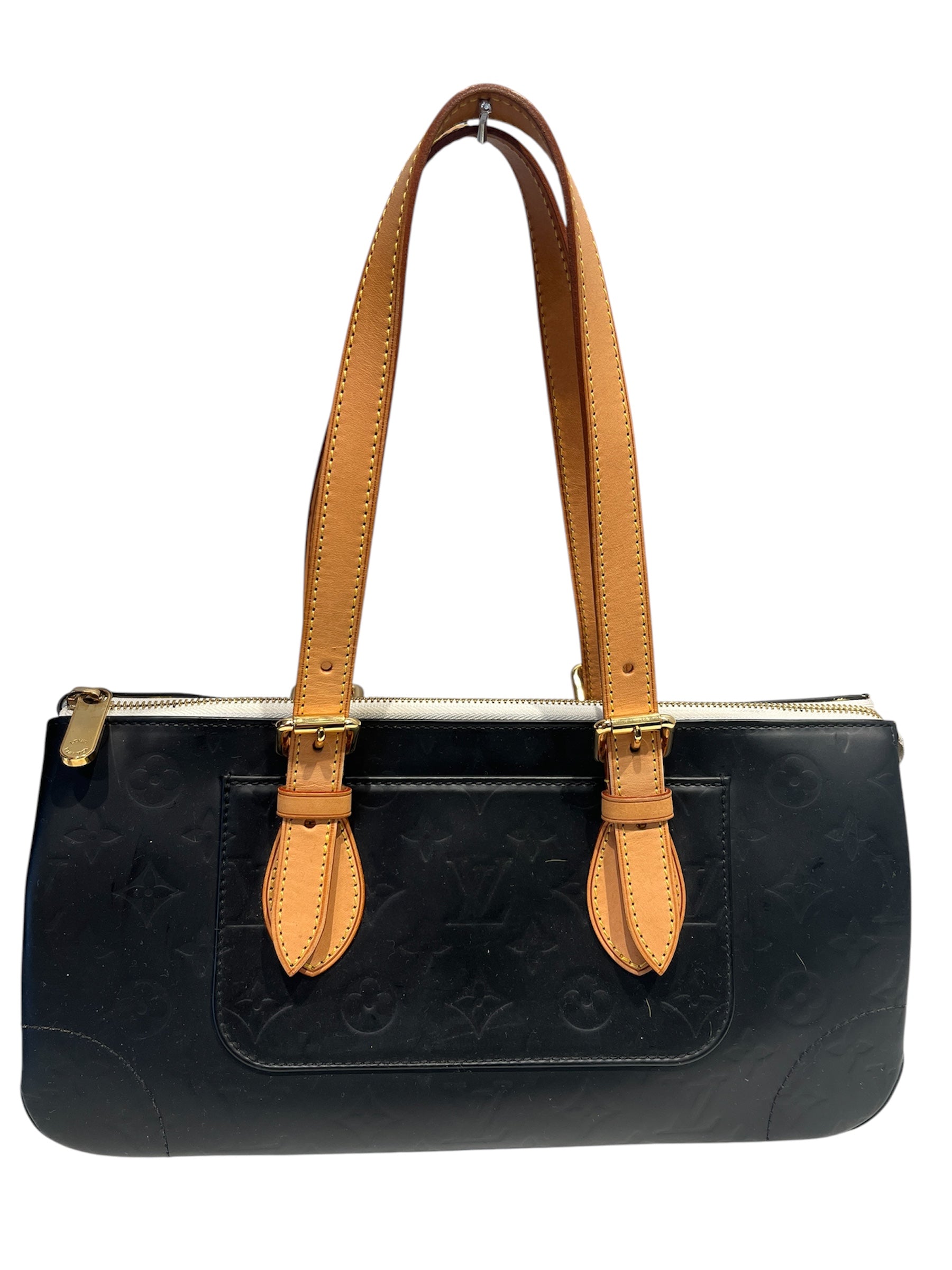 LOUIS VUITTON/Hand Bag/Black/Leather/ view 2