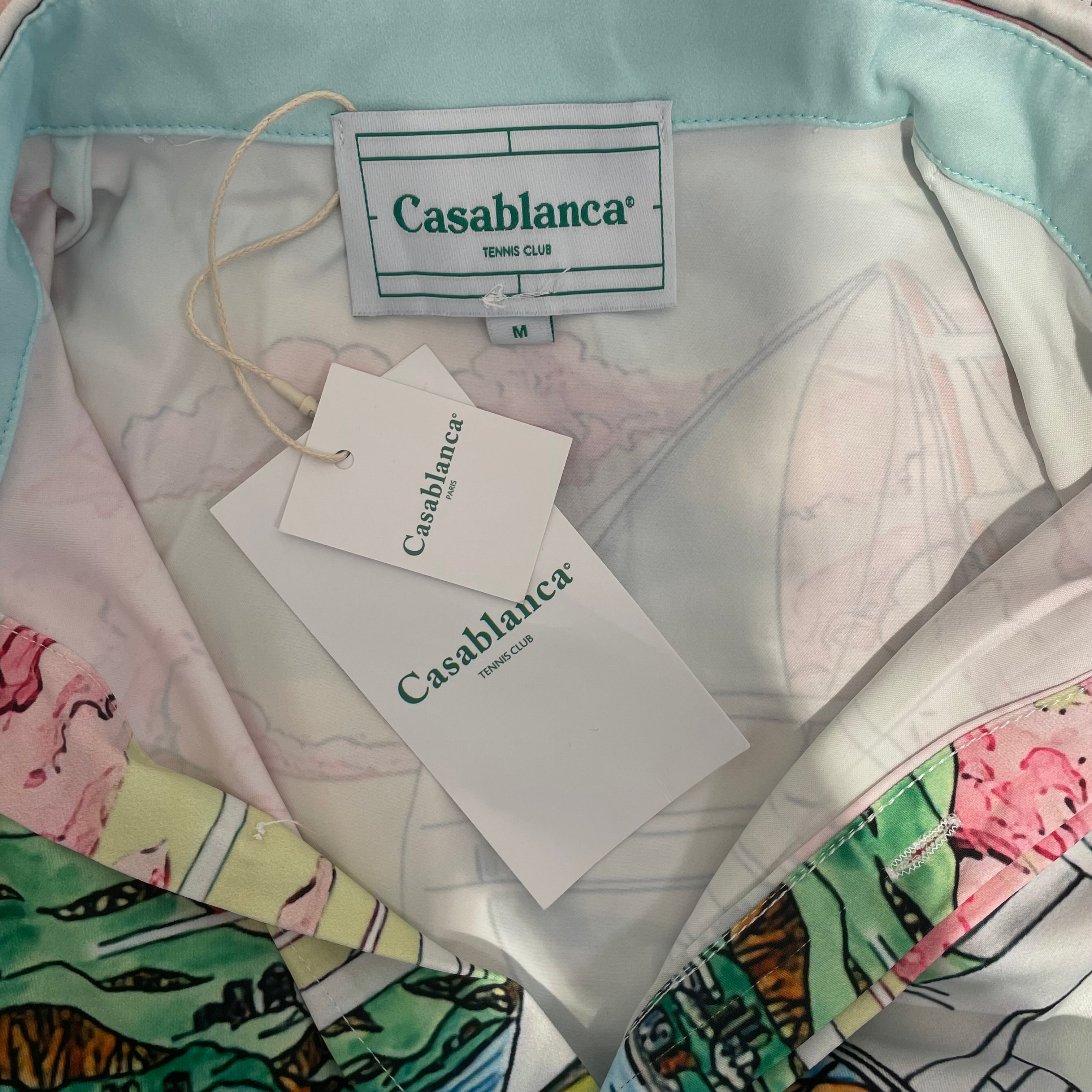 CASABLANCA/LS Shirt/M/Silk/MLT/All Over Print/The Art of Racing view 3
