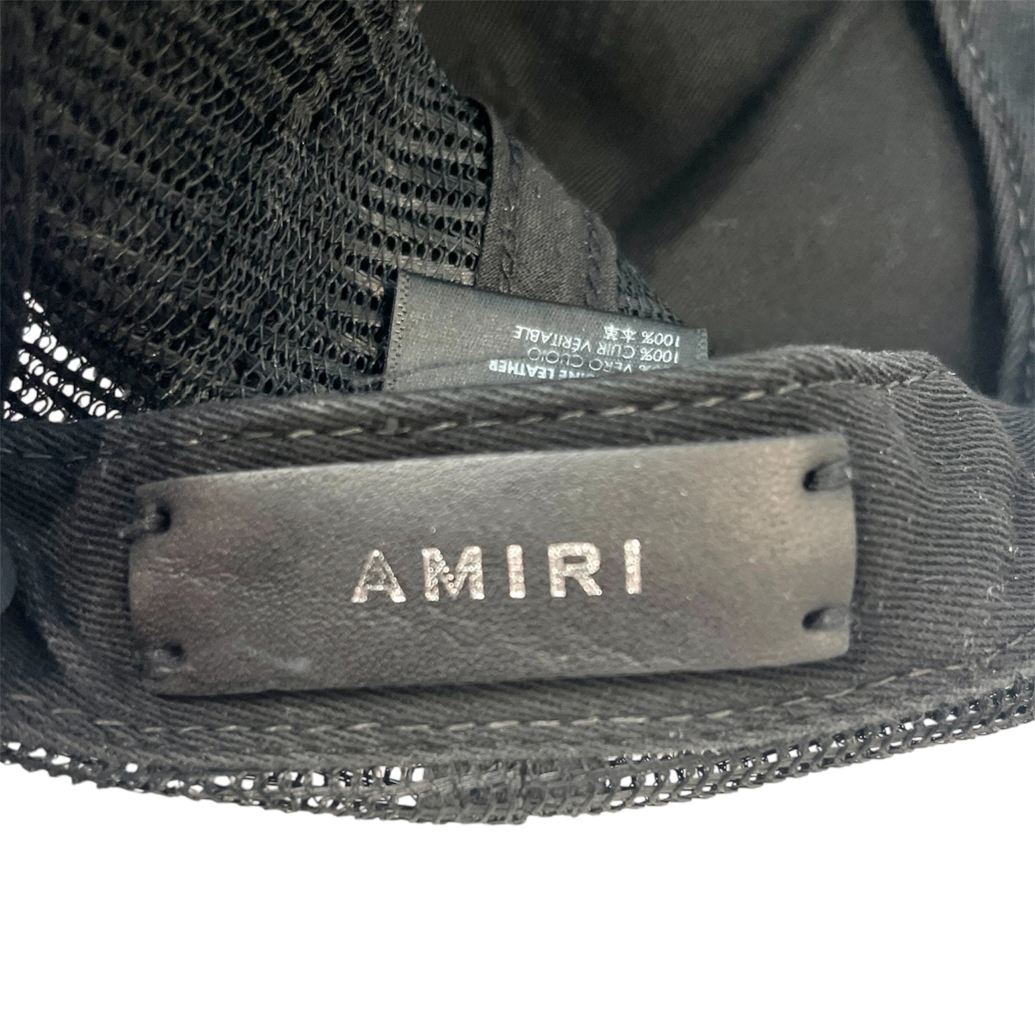 AMIRI/Cap/OS/Cotton/BLK/3 stars hat view 3