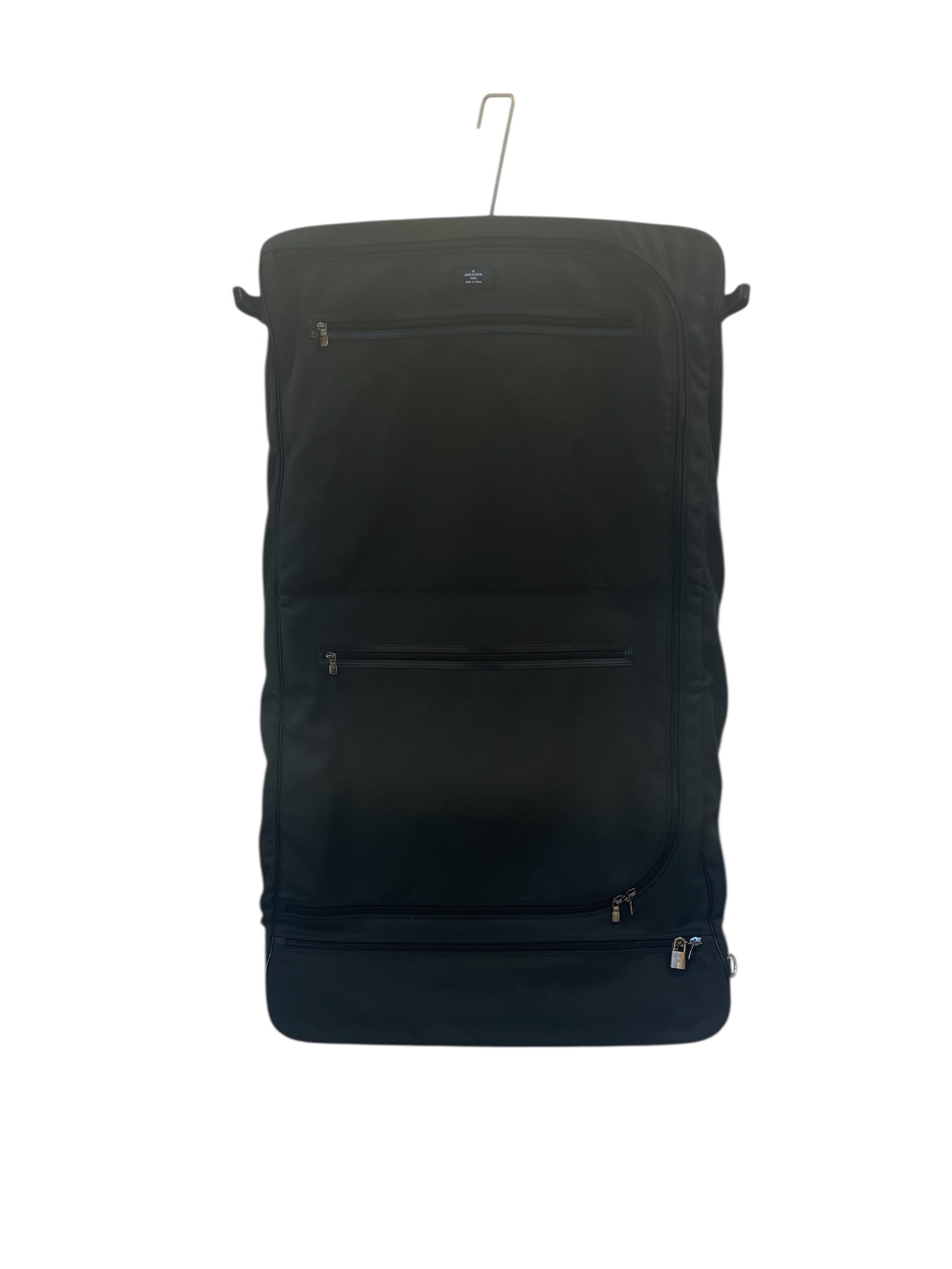 LOUIS VUITTON/Luggage/Nylon/BLK/large travel bag w/ wall hook view 4