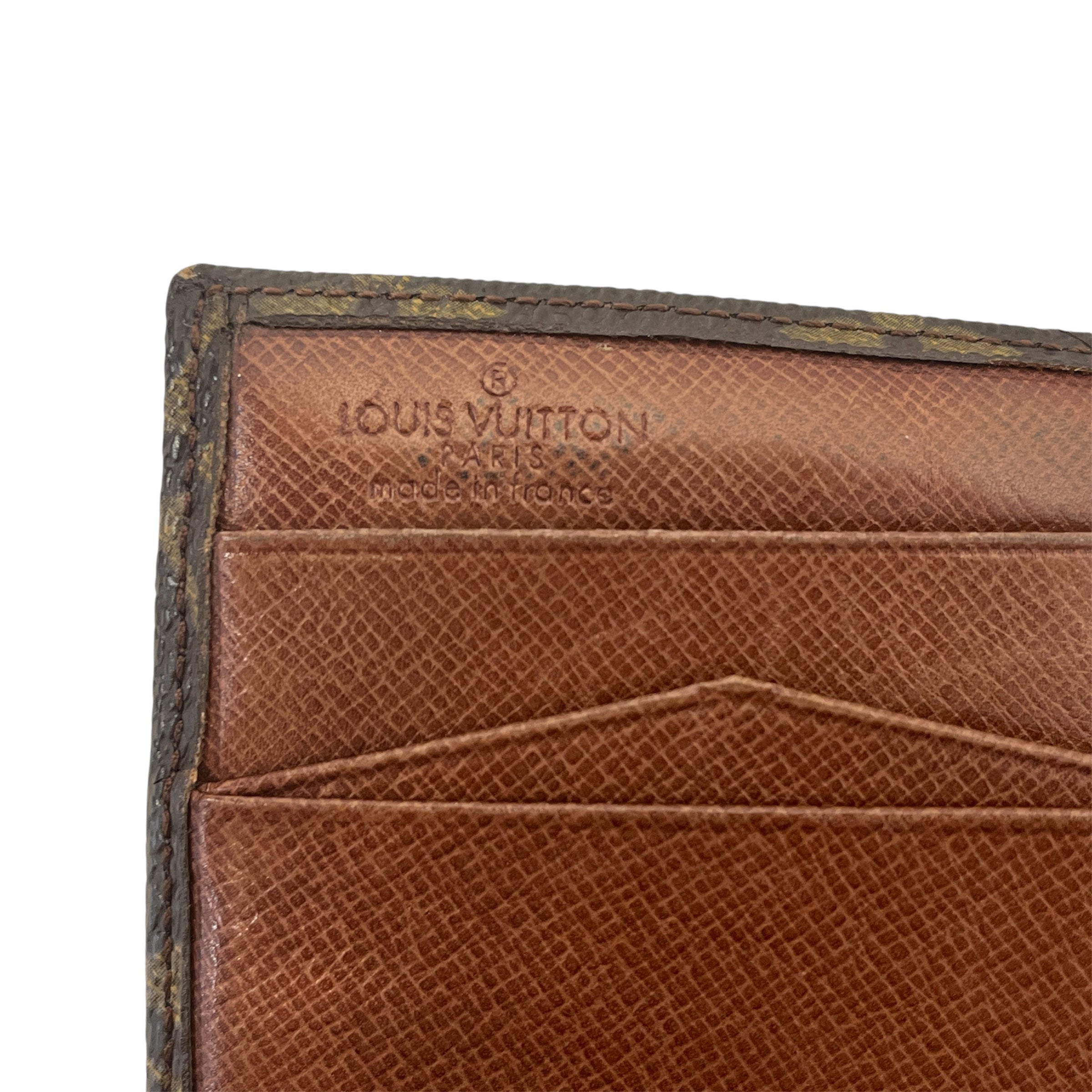 LOUIS VUITTON/Wallet/Monogram/Leather/BRW/elise compact wallet view 5