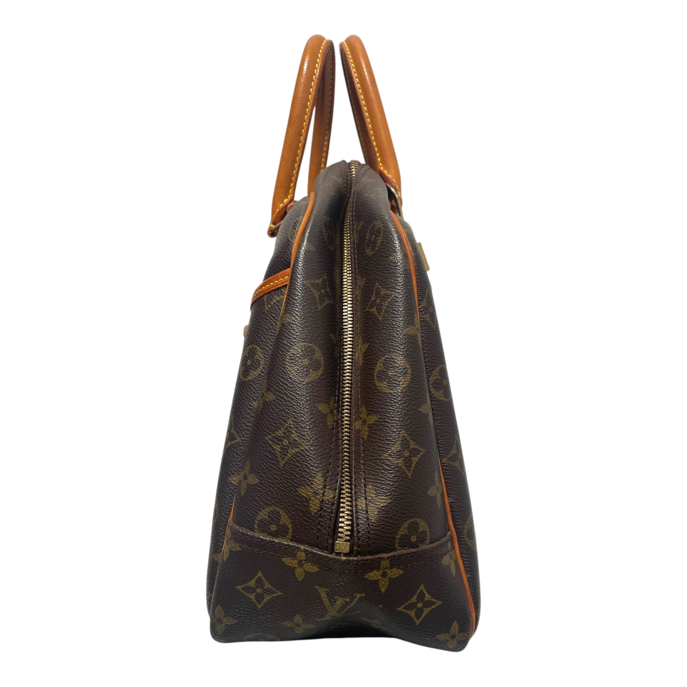 LOUIS VUITTON/Hand Bag/Monogram/Leather/BRW/Monogram Deaville HandBag view 4
