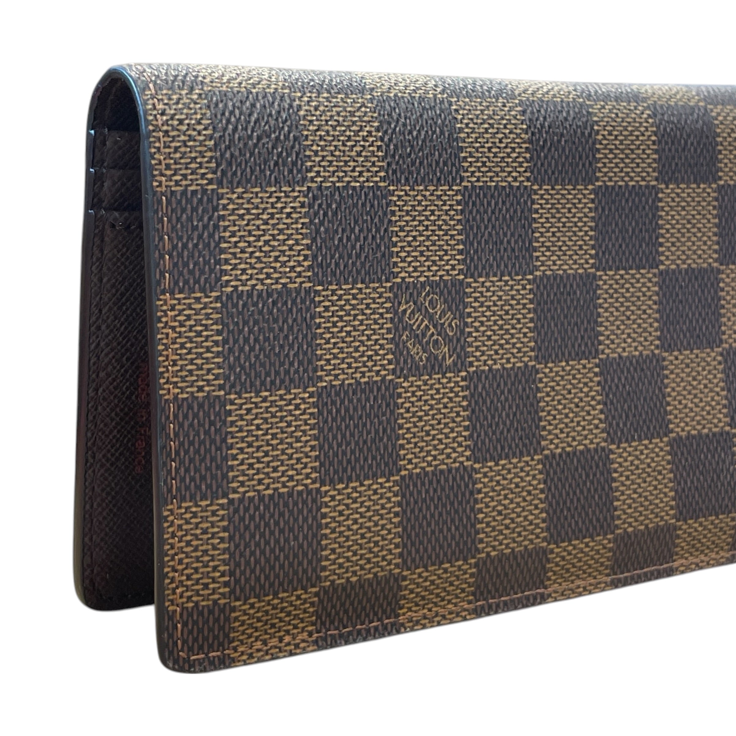 LOUIS VUITTON/Wallet/Monogram/Leather/BRW/BROWN CHECK/ GOLD INNER ZIP view 6