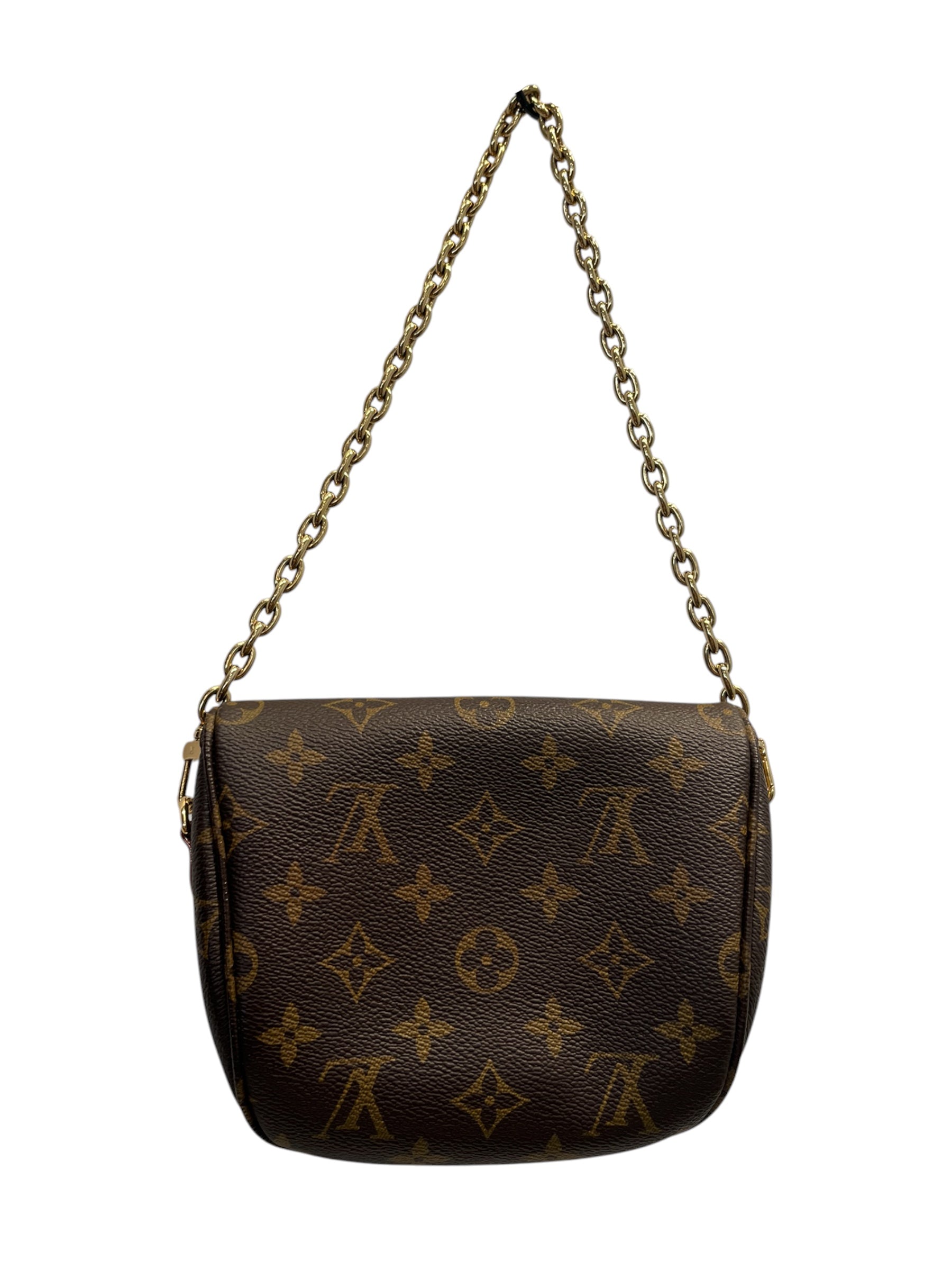 LOUIS VUITTON/Bag/Monogram/Leather/BRW/MINI BUM BAG view 2
