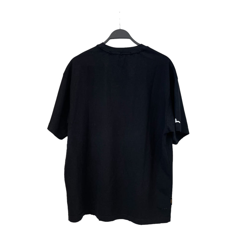 EVISU/T-Shirt/M/Cotton/BLK/