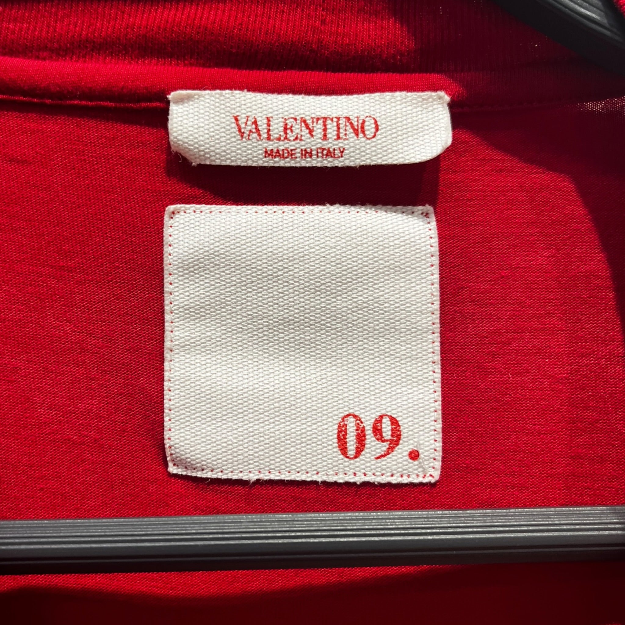 VALENTINO/T-Shirt/XL/Cotton/RED/SHOUDLER SPIKES view 3