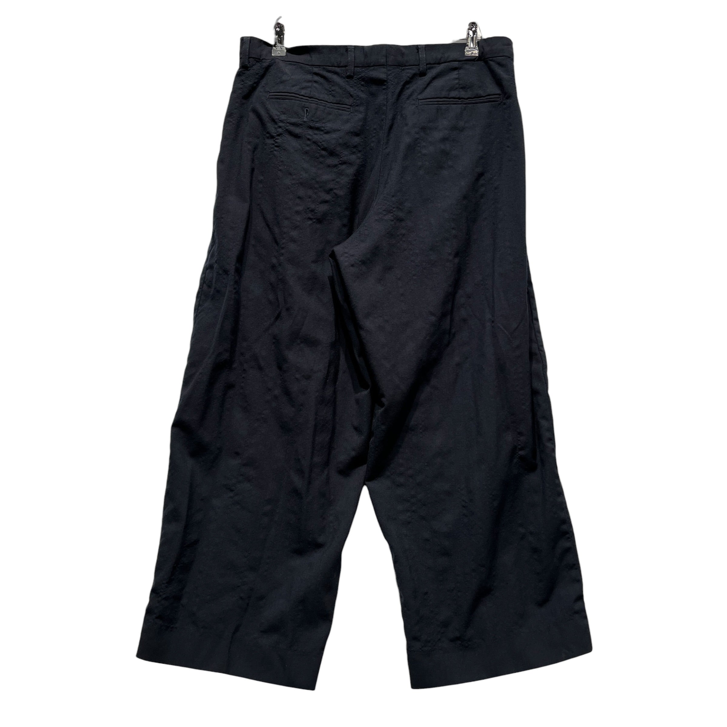 MARNI/Pants/56/Wool/NVY/Wide-Leg Pleated Marni Trouser view 2