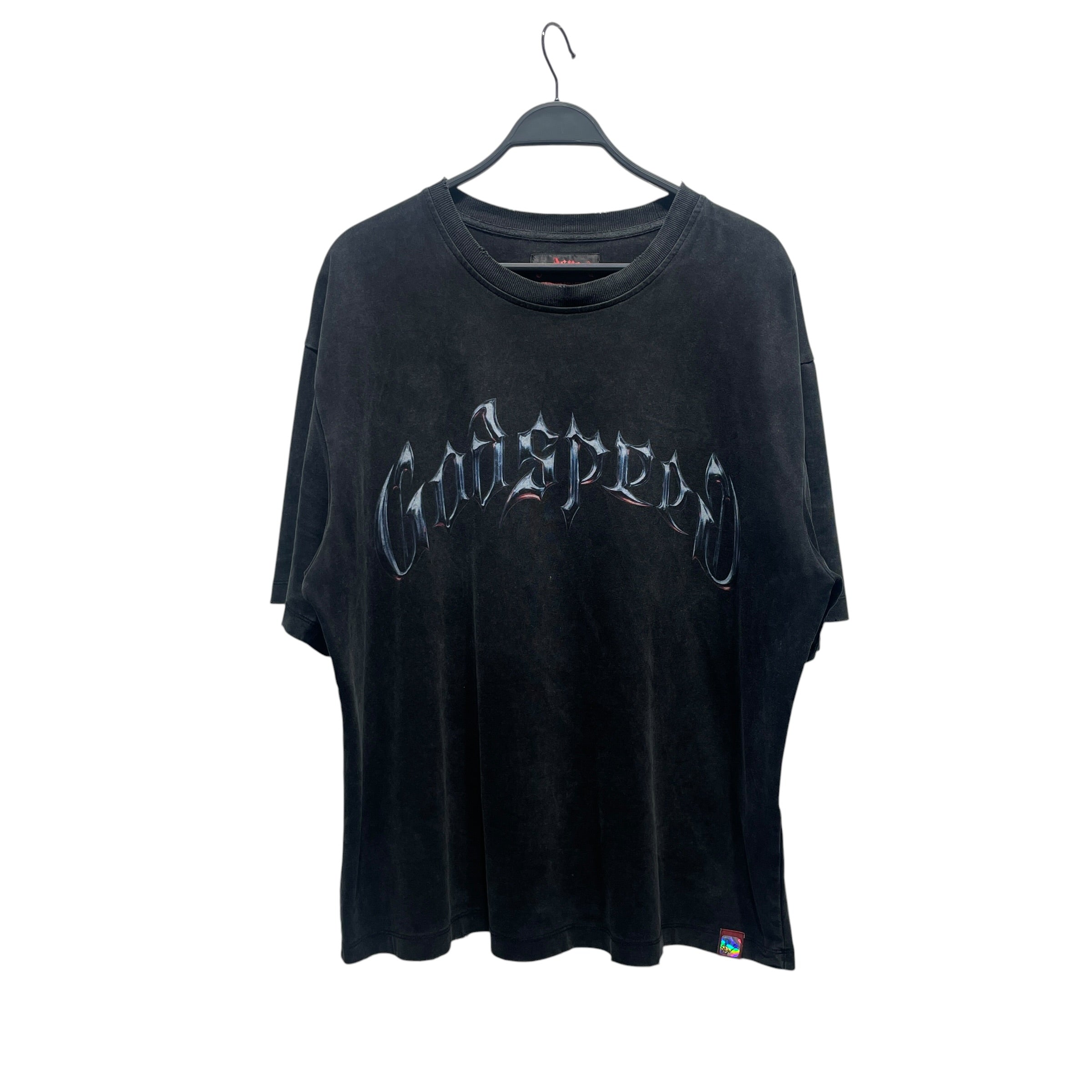 GODSPEED NEW YORK/T-Shirt/XL/Cotton/BLK/logo view 1