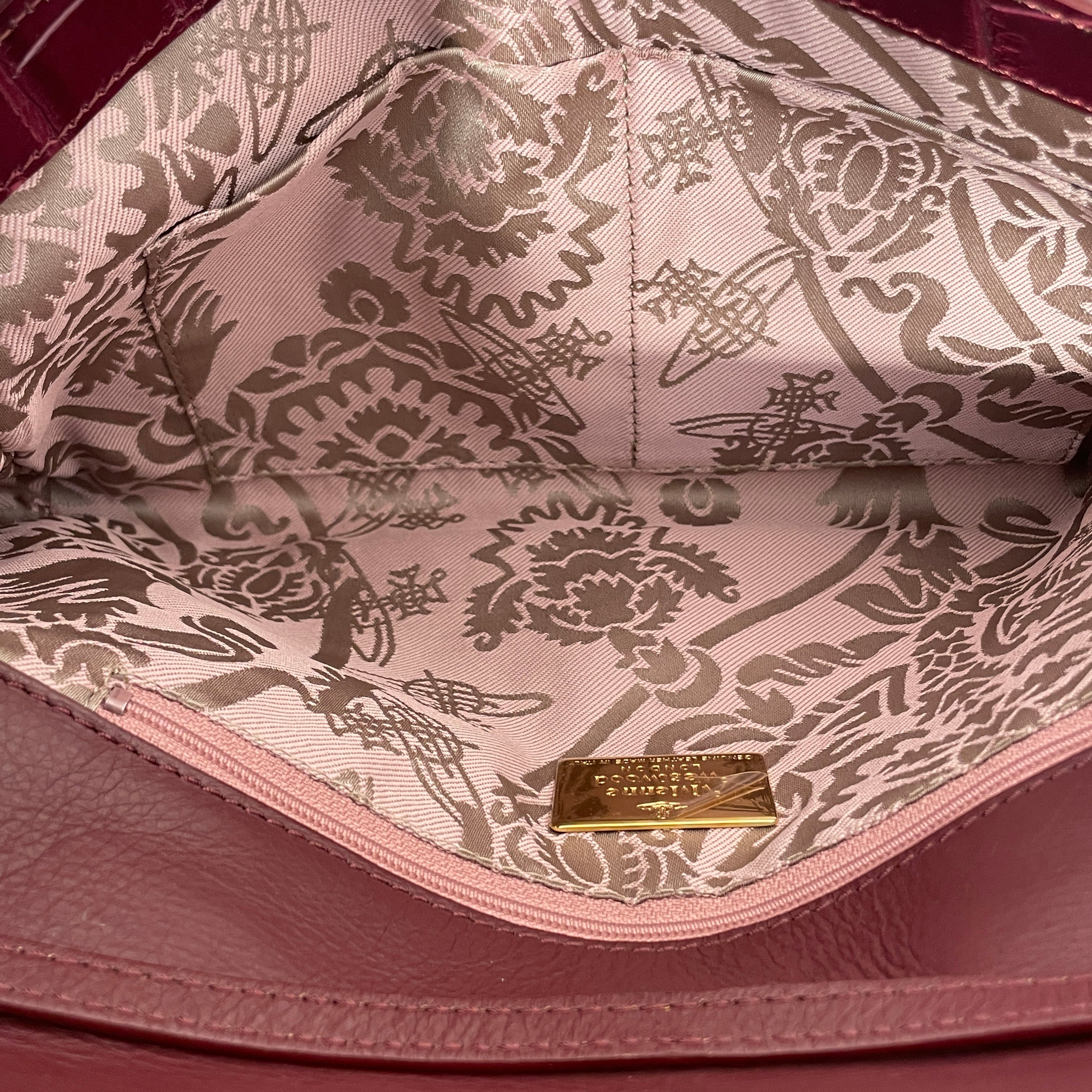 Vivienne Westwood/Hand Bag/Animal Pattern/Leather/BRD/ view 3