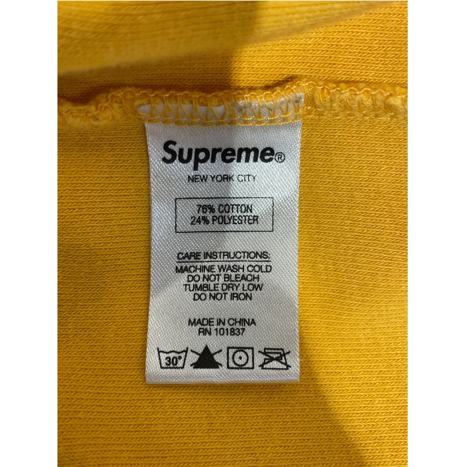 Supreme/T-Shirt/M/YEL/Mini bogo view 4