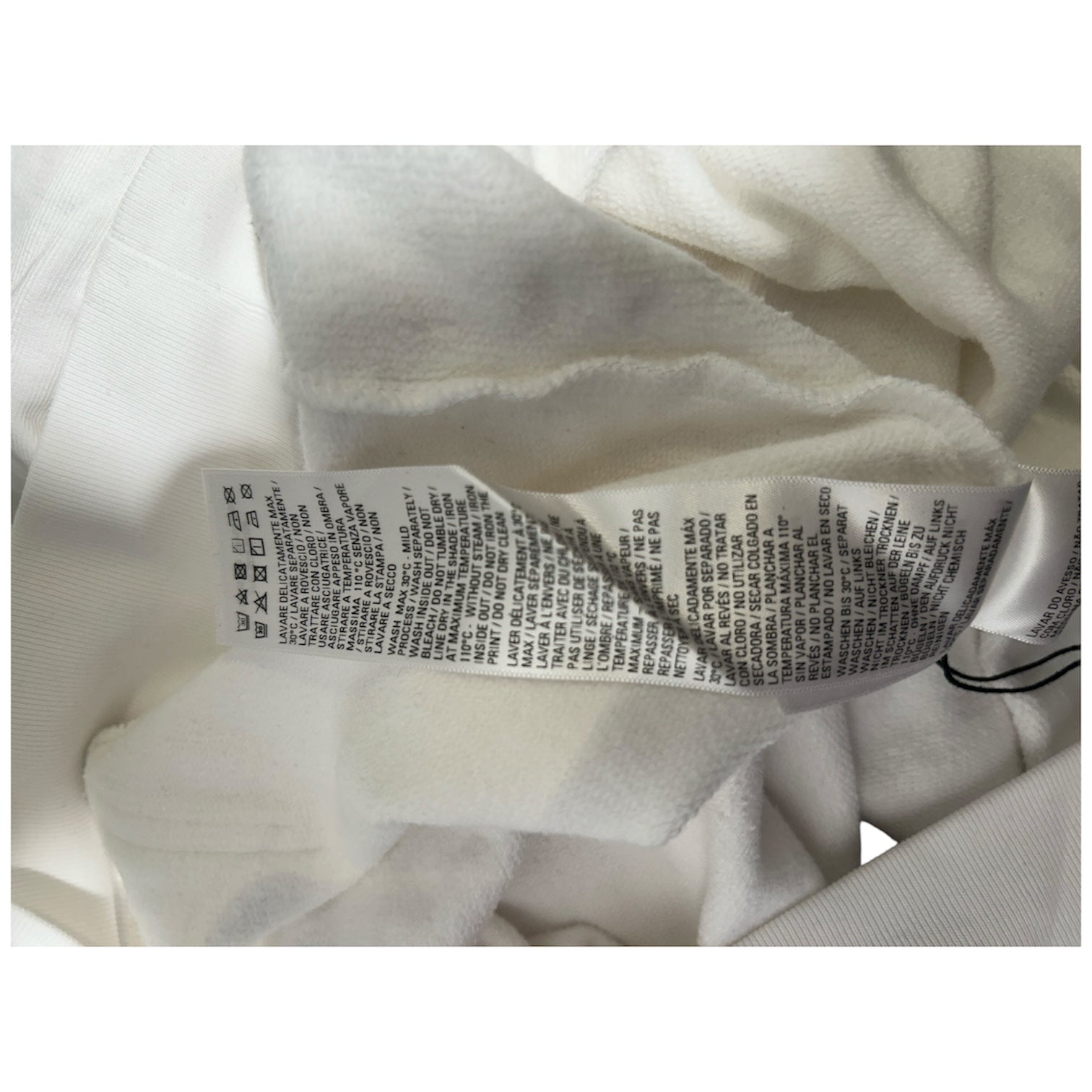 BALENCIAGA/T-Shirt/3/Cotton/WHT/PRIDE HOODIE view 4