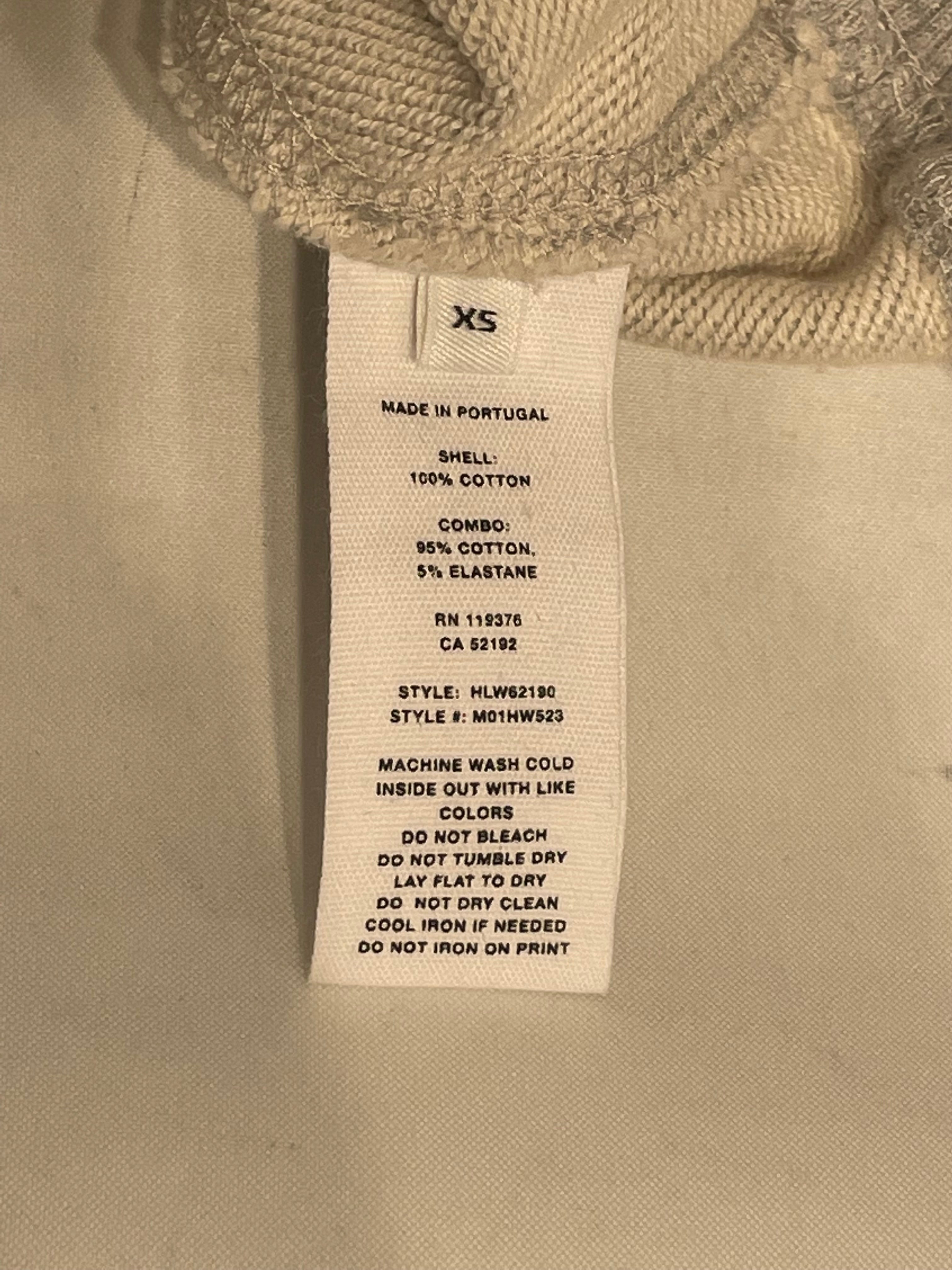 Helmut Lang/Hoodie/XS/Graphic/Cotton/GRY/ view 4