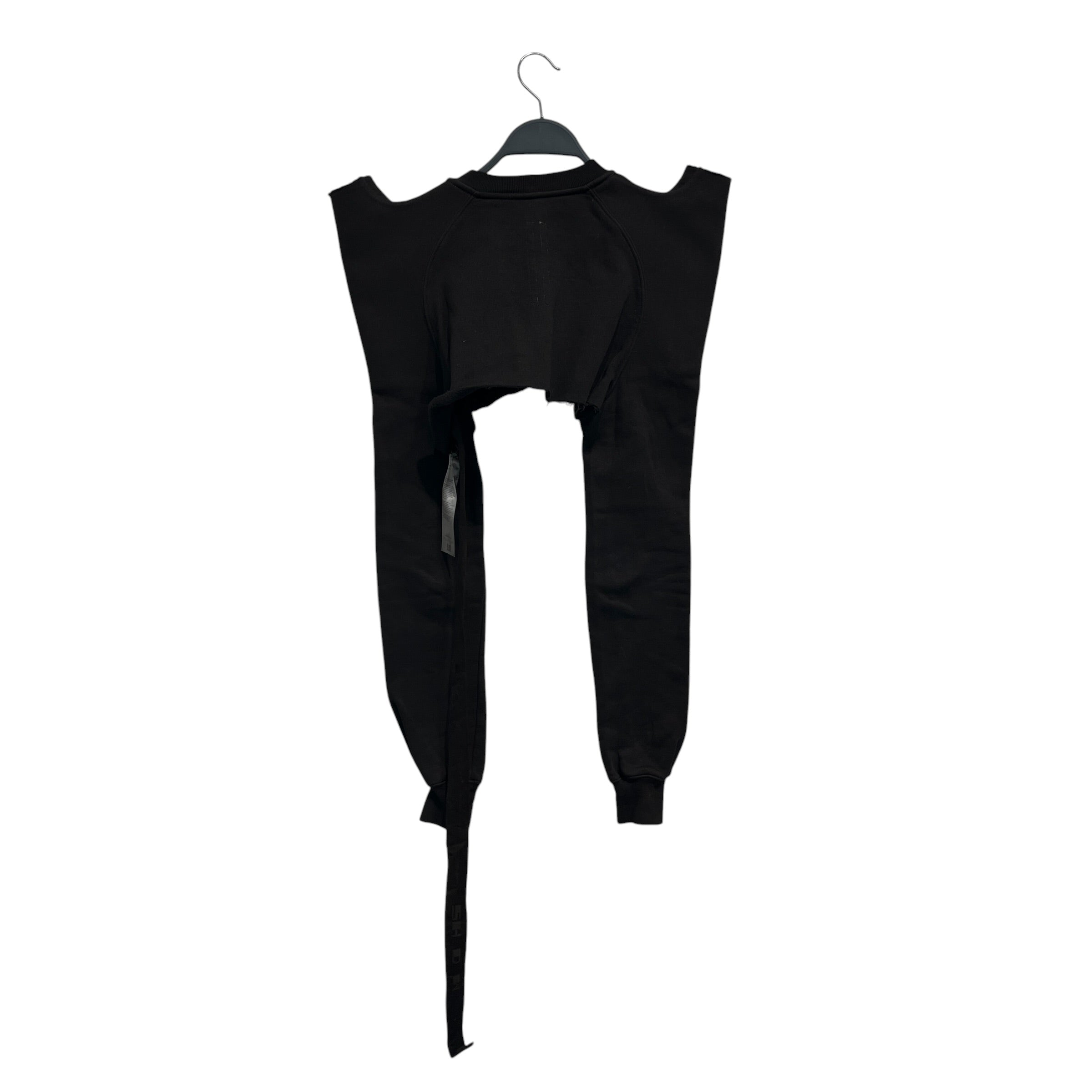 RICK OWENS DRKSHDW/LS T-Shirt/XS/Cotton/BLK/TechSweat Cropped view 2
