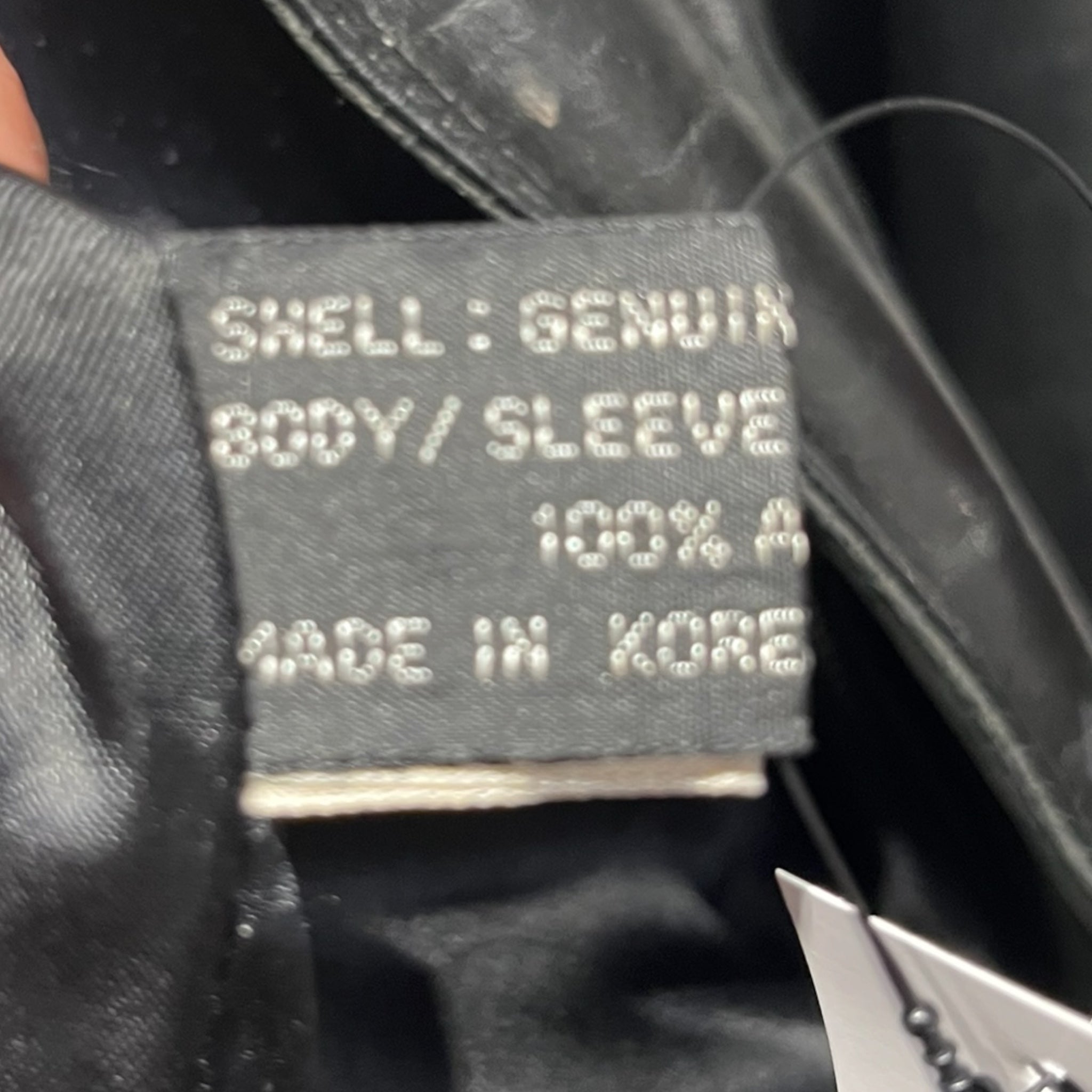 Vintage/Leather Jkt/L/Leather/BLK/GENUINE LEATHER / view 3