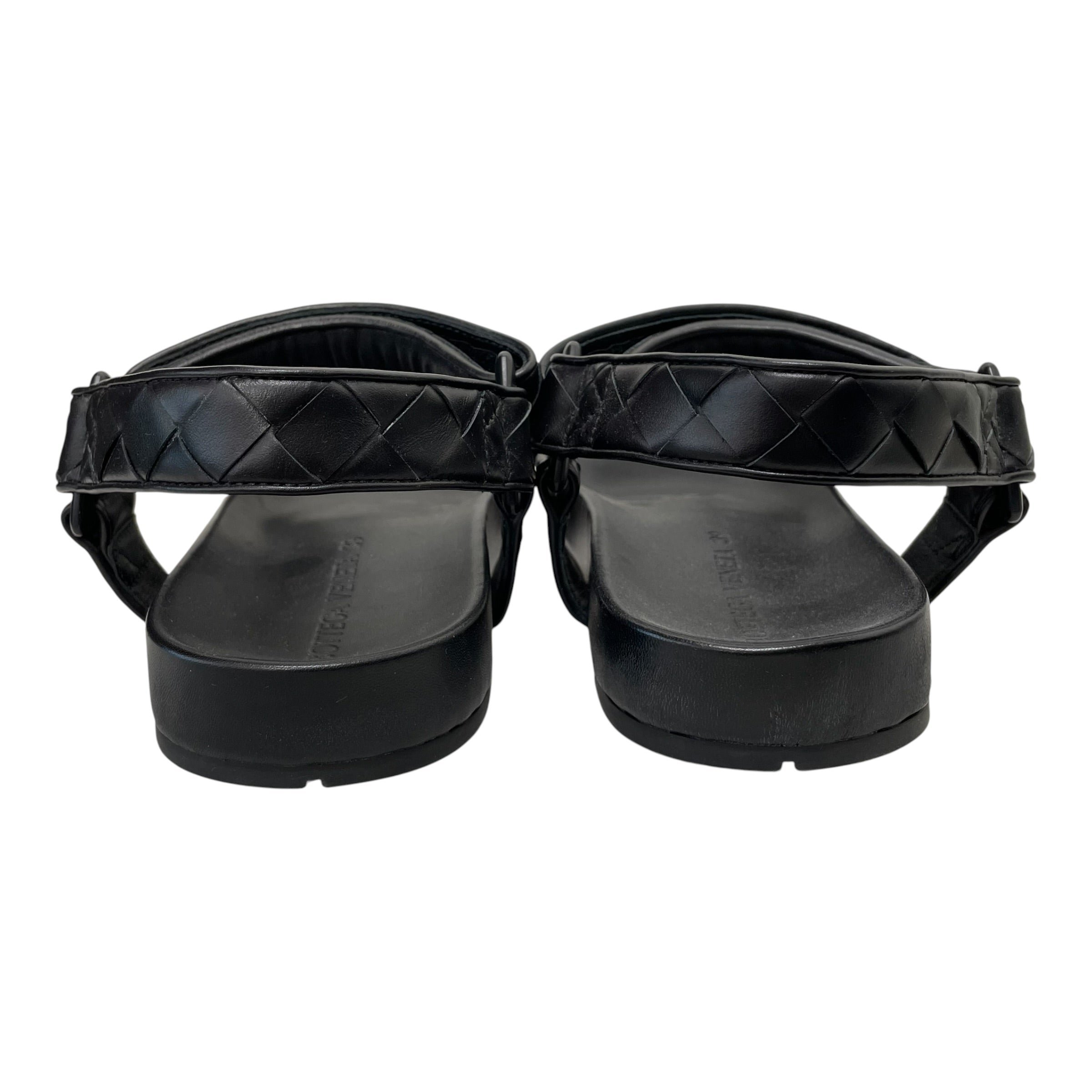 BOTTEGA VENETA/Sandals/EU 39/Leather/BLK/ view 4