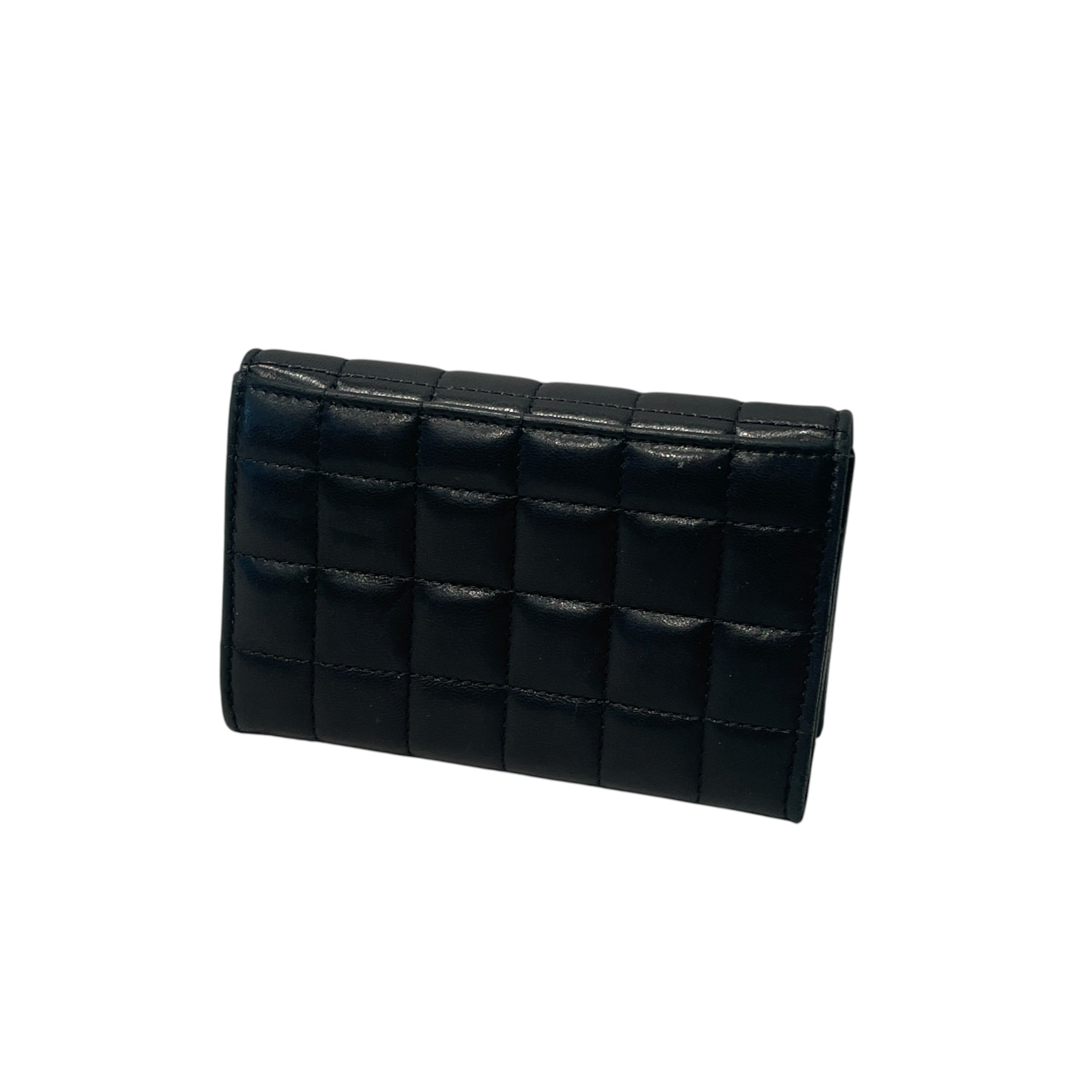SAINT LAURENT/Wallet/Leather/BLK/Quilted Flap view 5