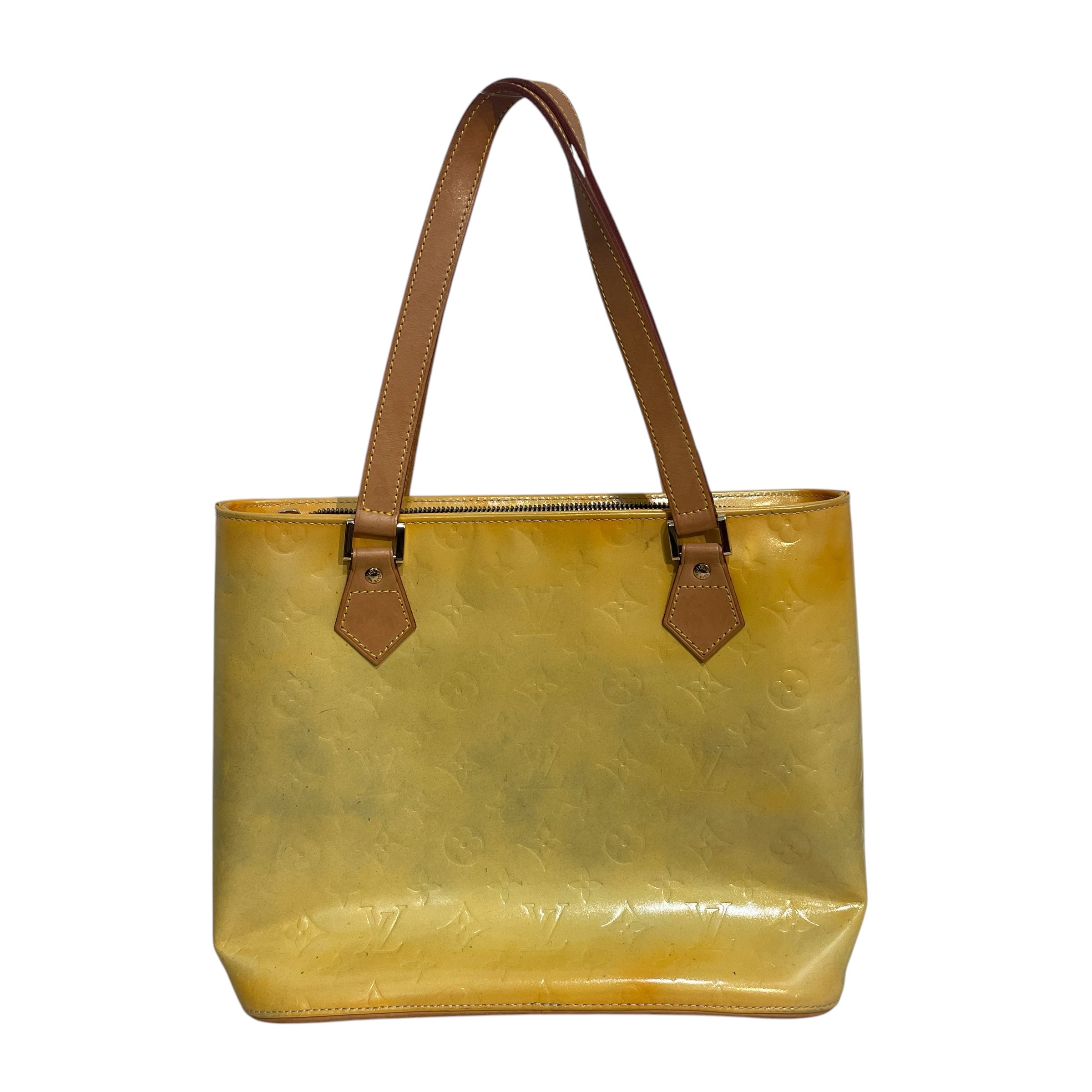 LOUIS VUITTON/Tote Bag/Monogram/Leather/YEL/Ventris tote view 2