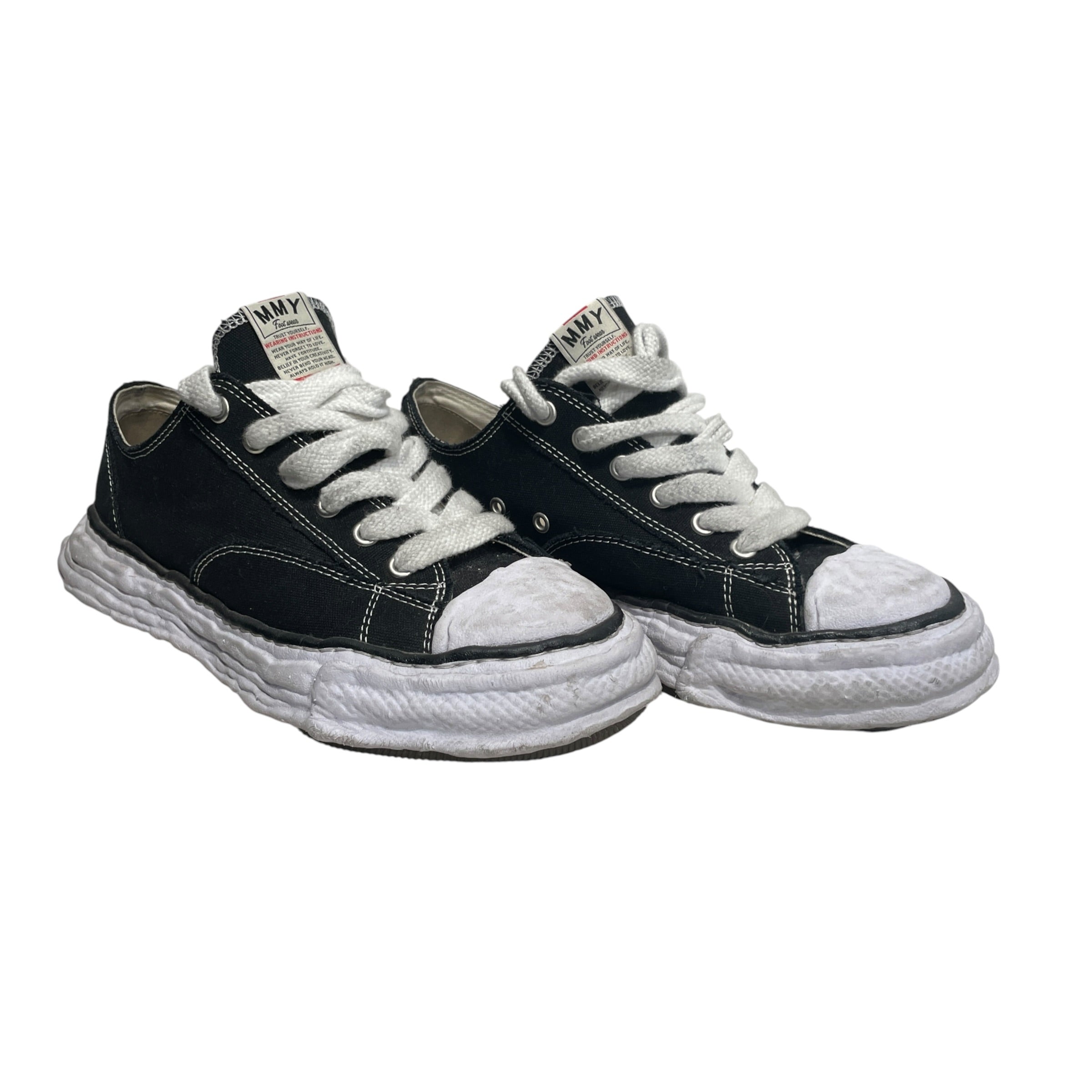 MIHARA YASUHIRO/Low-Sneakers/EU 45/Cotton/BLK/peterson 23 view 1