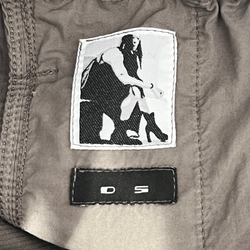 RICK OWENS DRKSHDW/Skirt/M/Cotton/GRY/DU16S1384-CN