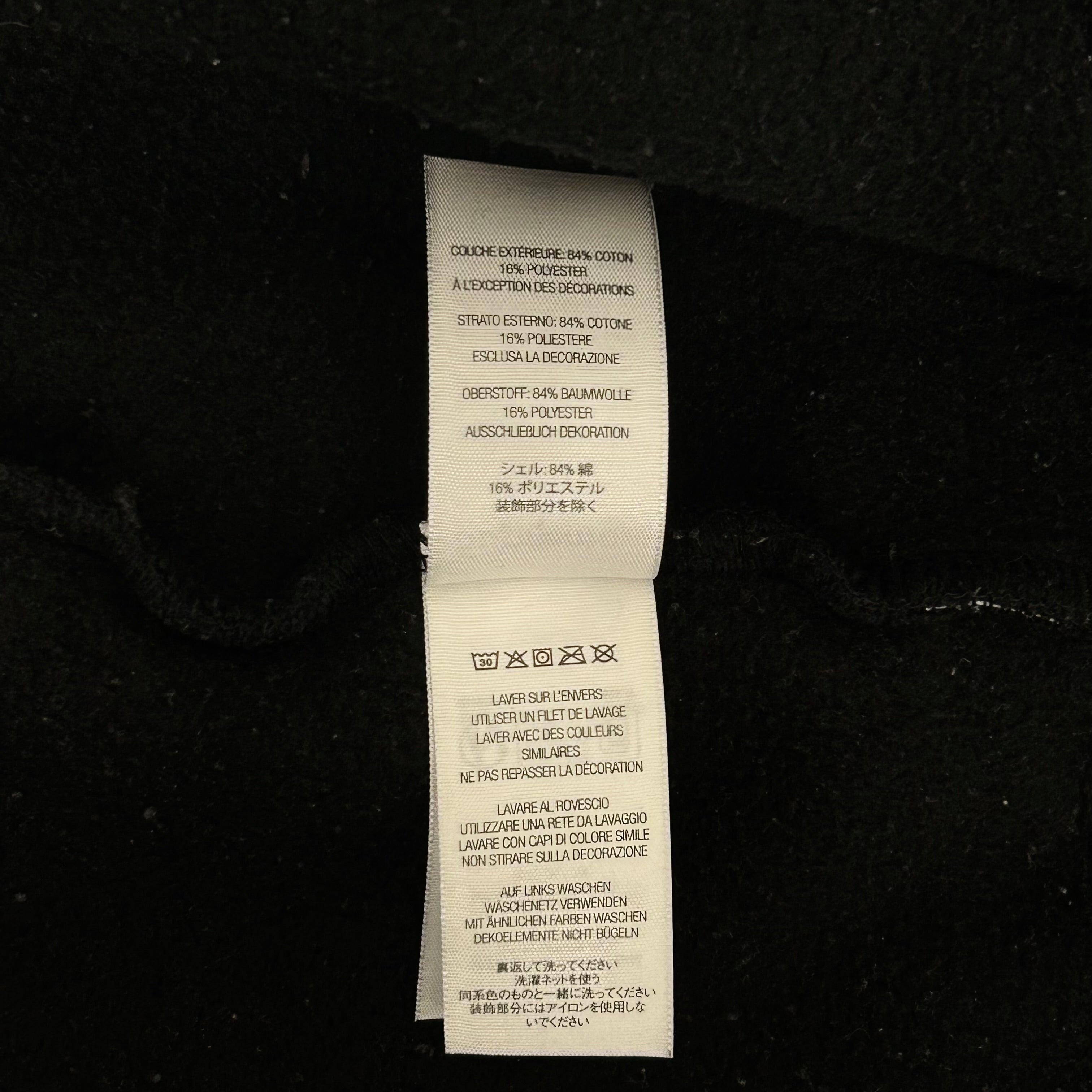 Supreme/Zip Up Hoodie/L/Cotton/BLK/knowledge reign view 5
